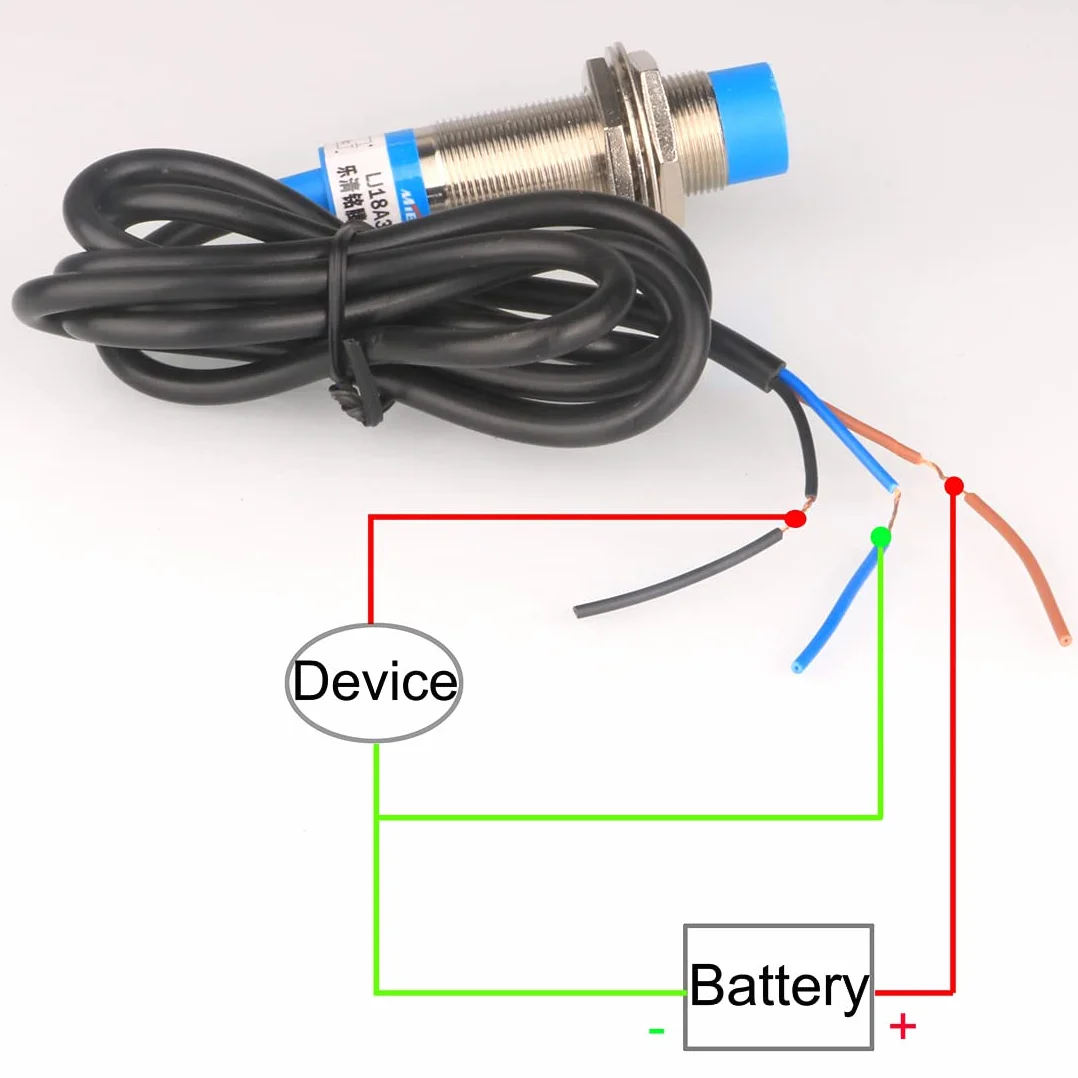 Gebildet Indukcyjny Czujnik Zbliżeniowy 8mm NPN NO DC 6-36V 300 mA 3-przewodowy LJ18A3-8-Z/BY