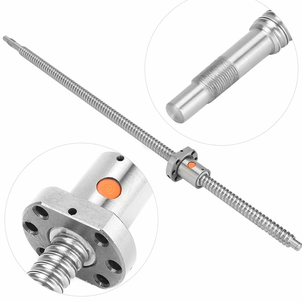Śruba Kulowa SFU1605 600 mm ze Wspornikami BK12 BF12