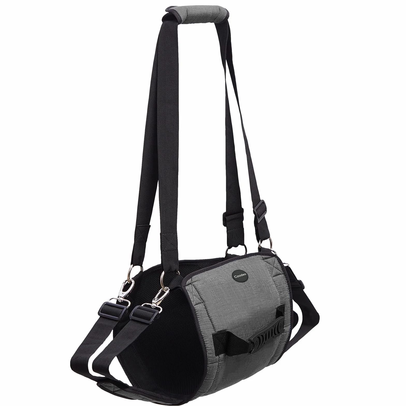 COODEO Dog Carry Sling, Plecak awaryjny dla zwierząt Nogi Wsparcie Dog Lift Harness, Przewoźnik dla psów Artretyzm (XL, czarny)