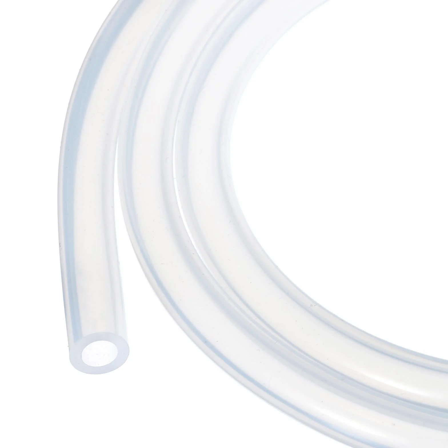 Rurki silikonowe 1 m 8 mm ID 12 mm OD przezroczyste przemysłowe plastikowe rurki czyste węże silikonowe do pompy zasysania drenażu nawadniania warzenia, 1/5.1 cm