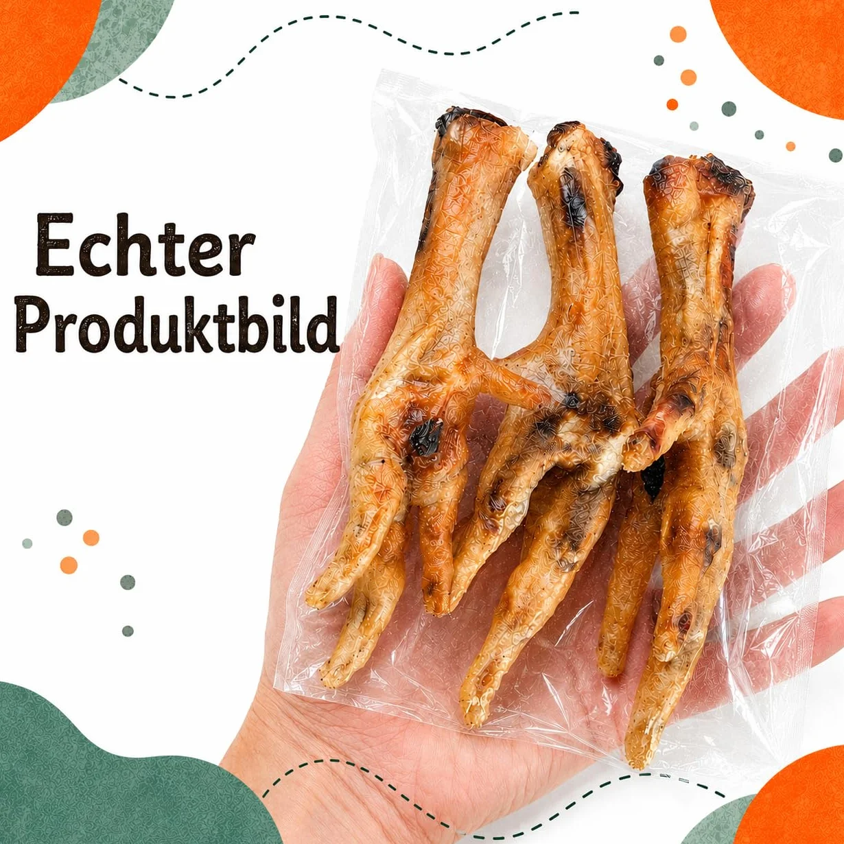 Suszone łapki kurze 1kg, Przysmak z Kurczaka dla Psa, Naturalny Gryzak, Polska Produkcja, Bogaty w Kolagen, Wspiera Stawy i Zęby, Lekkostrawna Przekąska Bez Konserwantów od Lucze