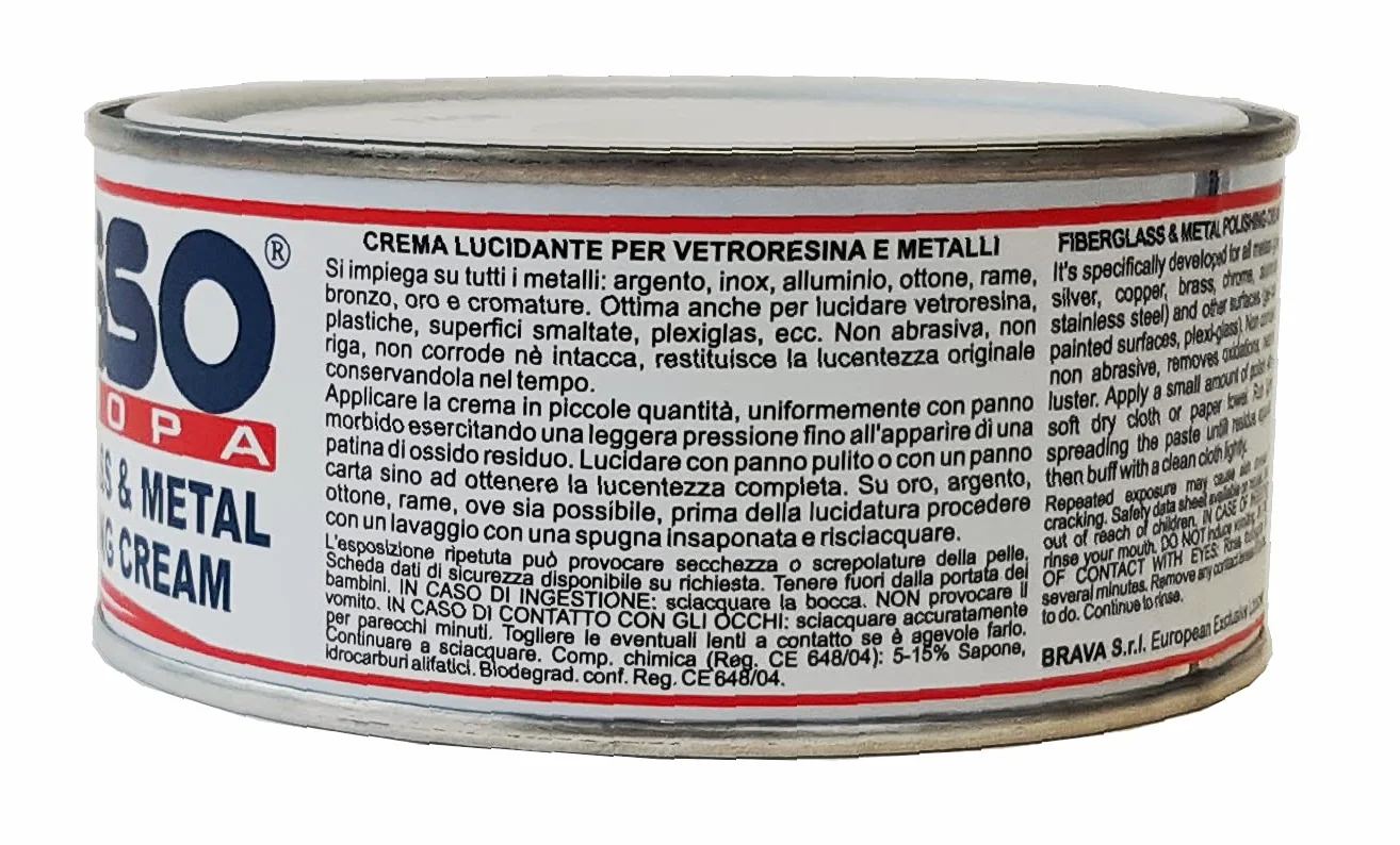 Iosso Europa Fiberglass & Metal Pasta Polerska, Różowy, 250 ml