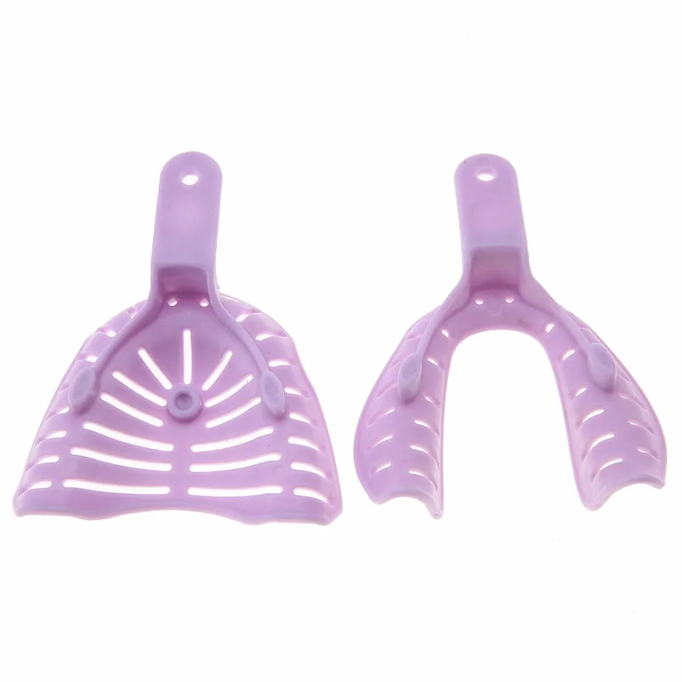 ViaGasaFamido 6 szt. tackek dentystycznych, tworzywo sztuczne, impression trays zęby uchwyt na materiał mieszany losowo kolor,M