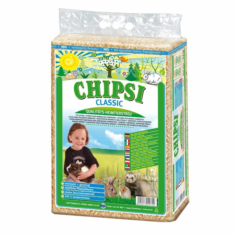 Chipsi 28203 żwirek dla zwierząt domowych, 60 litrów