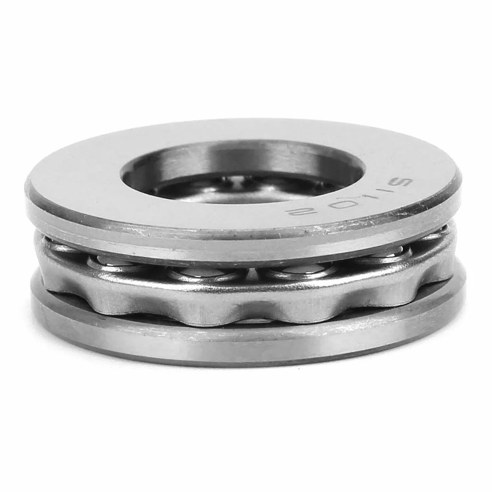 5 sztuk 15 x 28 x 9 mm osiowe łożysko kulkowe 51102 ze stali widelcowej, płaskie jednorzędowe łożyska toczne o dużej nośności, do maszyn przemysłowych, wytrzymałe łożyska osiowe do montażu i techniki