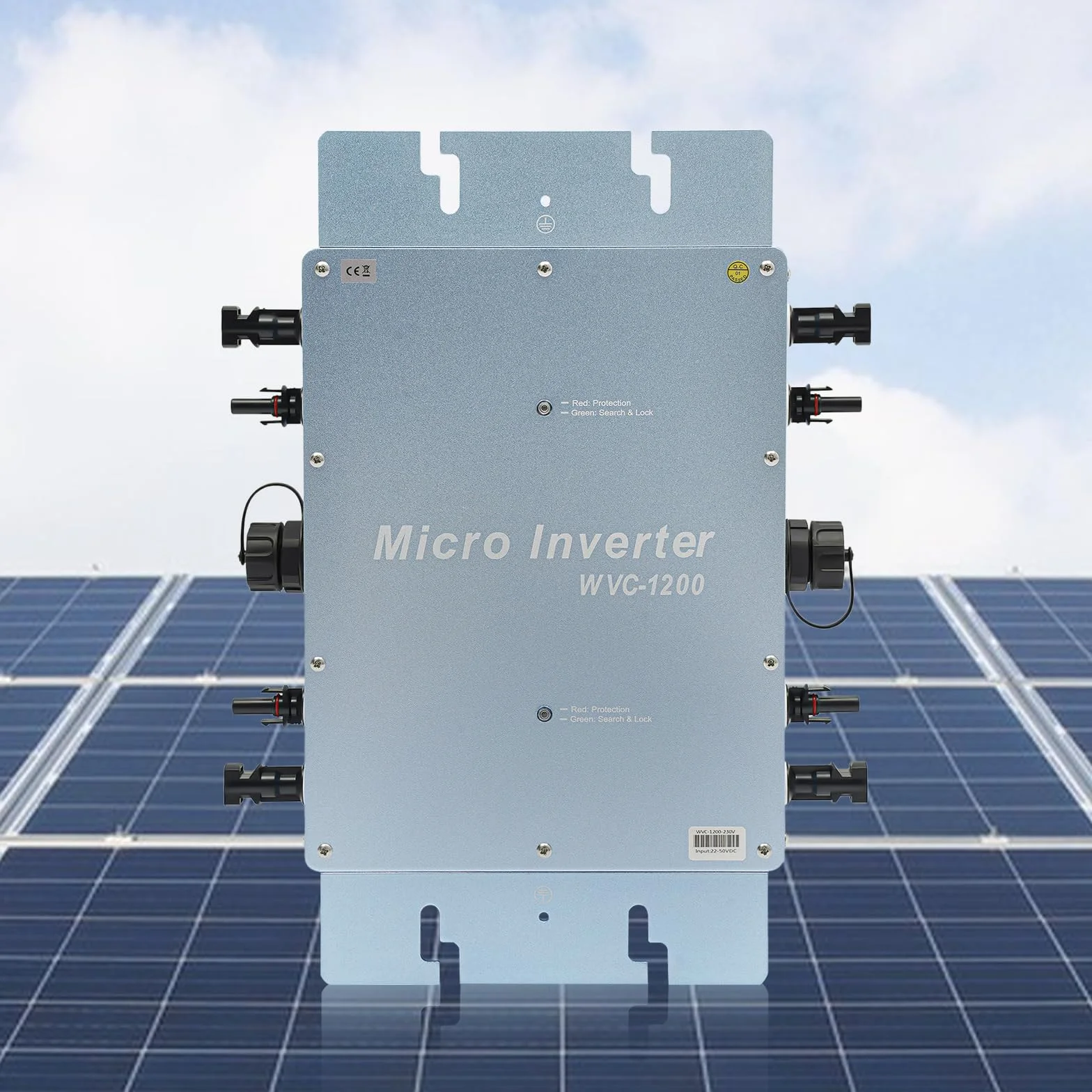 Falownik do podłączenia sieci słonecznej 1200 W mikroinwerter do podłączenia sieci słonecznej wodoodporny mikroinwerter solarny umożliwia precyzyjną kontrolę