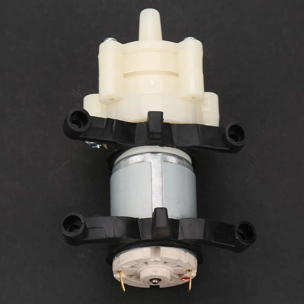Pompa membranowa, DC 12 V czarna zasysanie wody, mini elektryczna do ekspresu do herbaty, zbiornik na ryby, maksymalny zakres ssania 2 m, przepływ 1,5-2 l/min, głowica hydrauliczna 3 m,