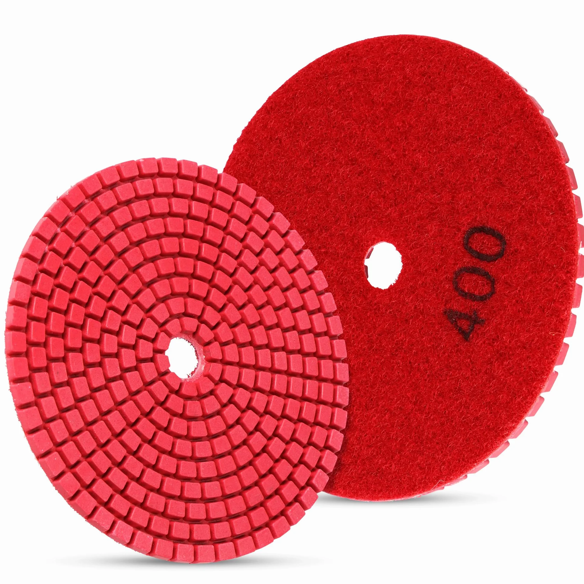 Tarcza Diamentowa Szlifierska 100 mm P400 Pad Polerski Polerowanie Diamentowe Kamienne Sucho Mokro Podkładka Polerska Granitu Marmuru Betonu Tarcze Elastyczne