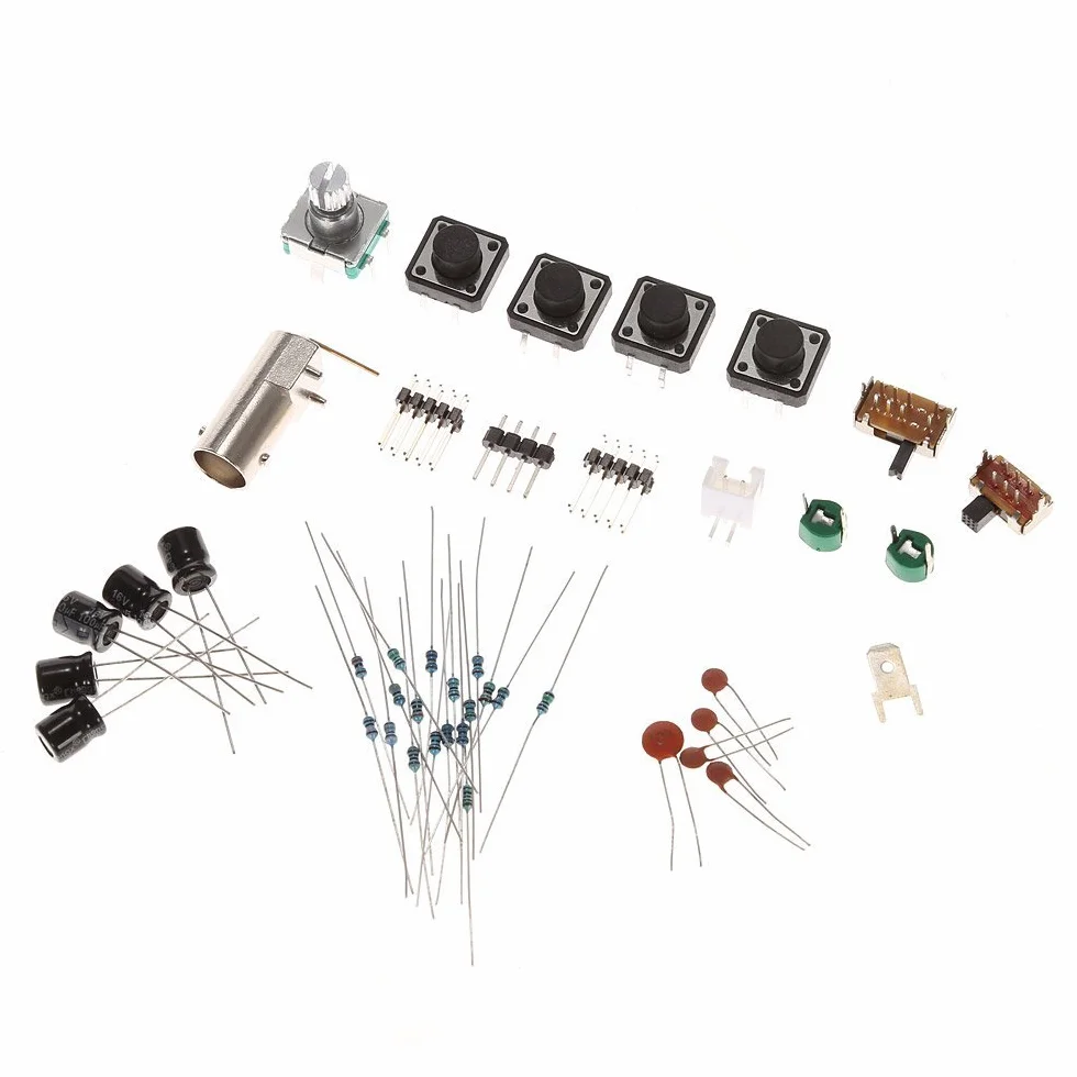 DollaTek DSO150 cyfrowy oscyloskop pow?oki 2,4 cala TFT 1 Msps DIY obudowa zestaw sondy elektroniczny trening zestaw DIY