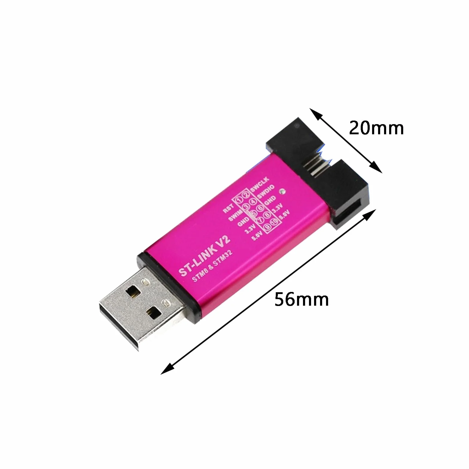 Emulator ST-Link V2 do STM32 SWD i STM8 SWIM