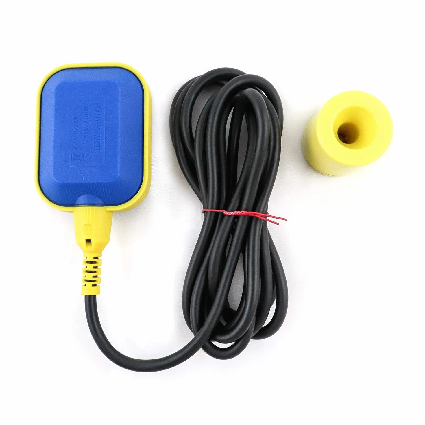 QWORK 3m kabel regulator poziomu wody prostokątny łącznik pływakowy do zbiornika