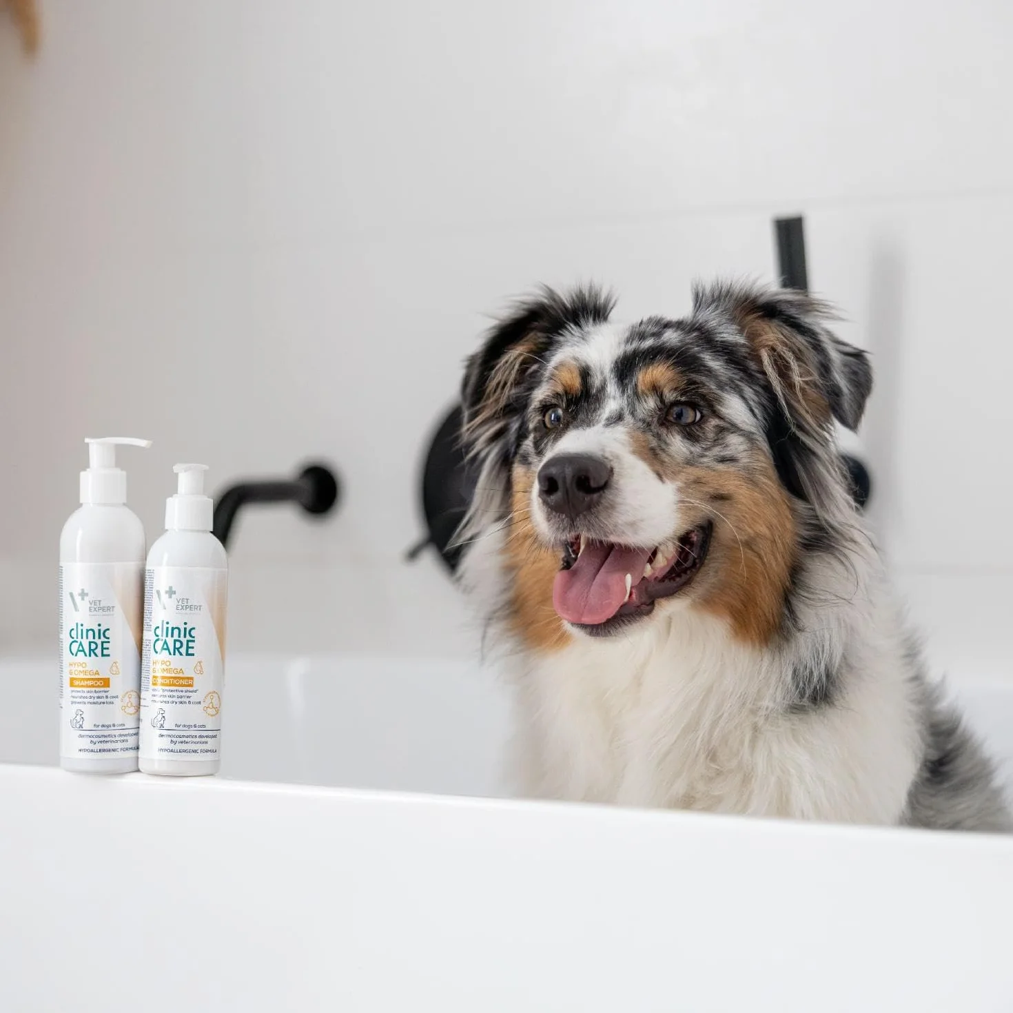 VET EXPERT Clinic Care Hypo&Omega odżywka do sierści skóry psa kota 150 ml