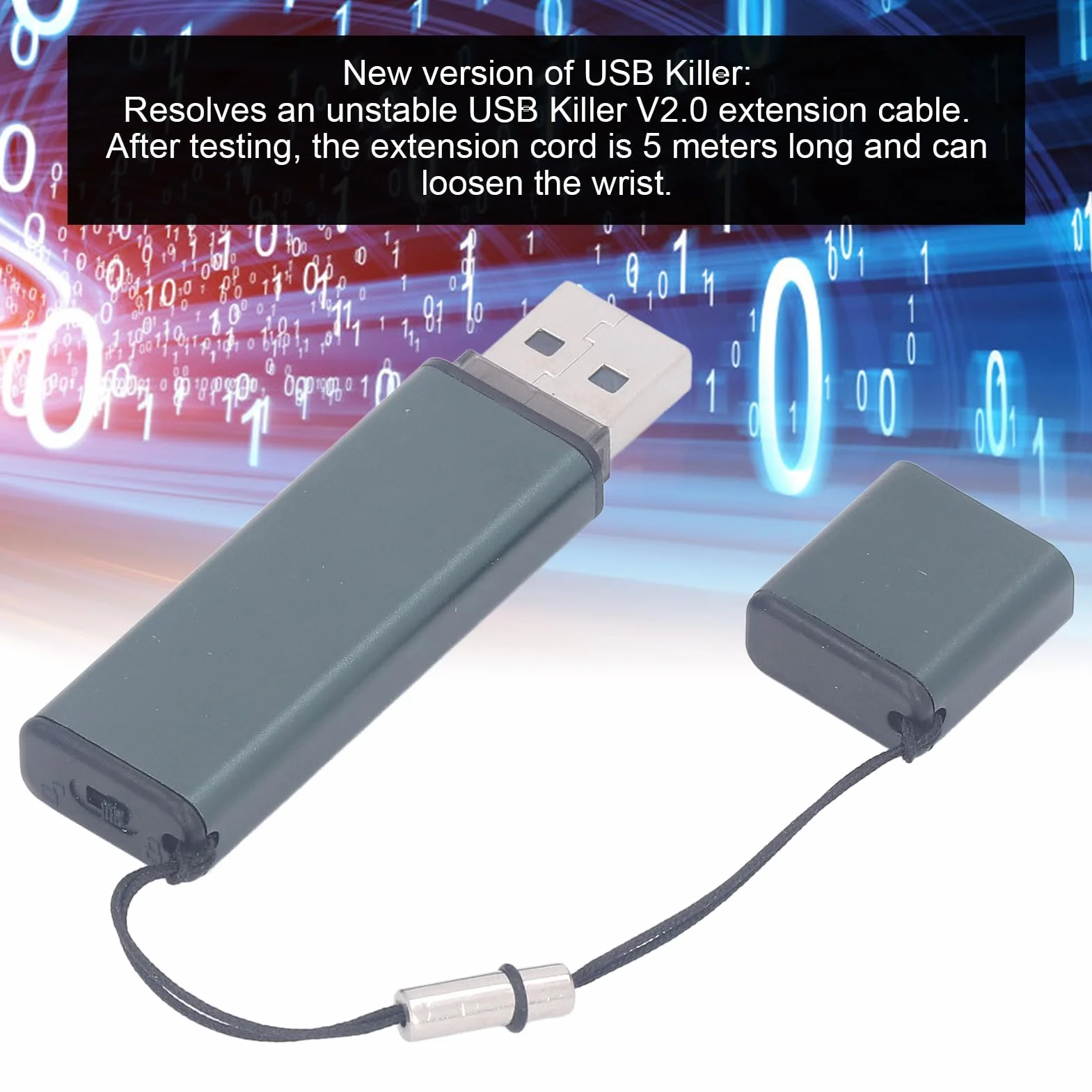 Generator Impulsów Wysokiego Napięcia USB Killer 3.0, łatwe Testowanie Obciążenia USB Dzięki Szerokiej Kompatybilności z Testowaniem Wytrzymałości Interfejsu USB