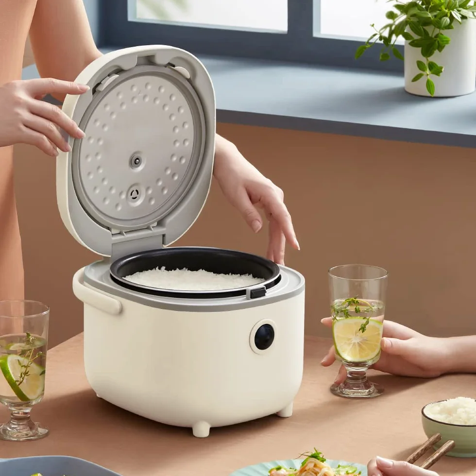 Bear Kuchenka do ryżu 3,5 filiżanki, parowar, 350 W, wielofunkcyjna elektryczna