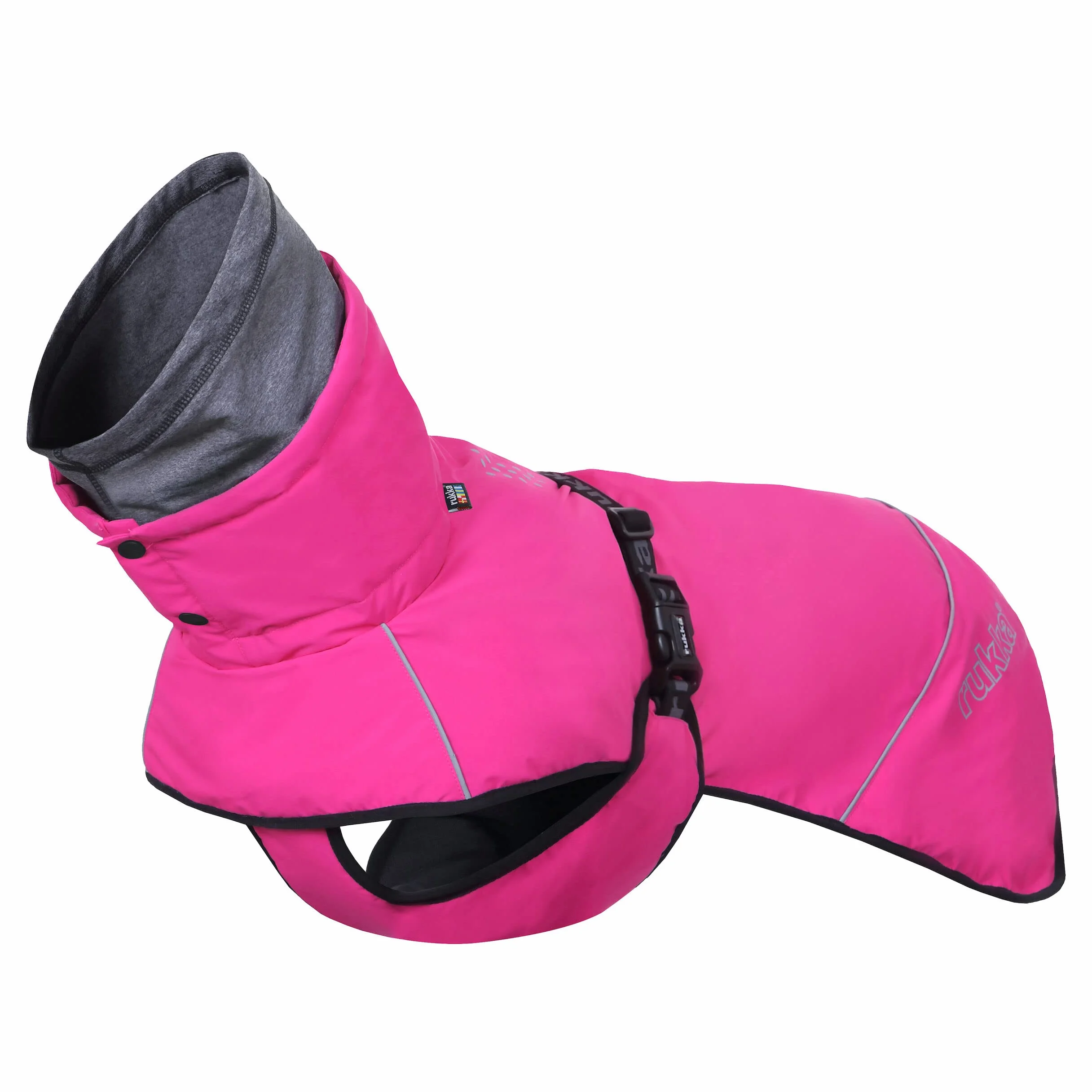 Rukka Pets Warmup Outdoor wiatroszczelna termiczna kurtka dla psa Hot Pink