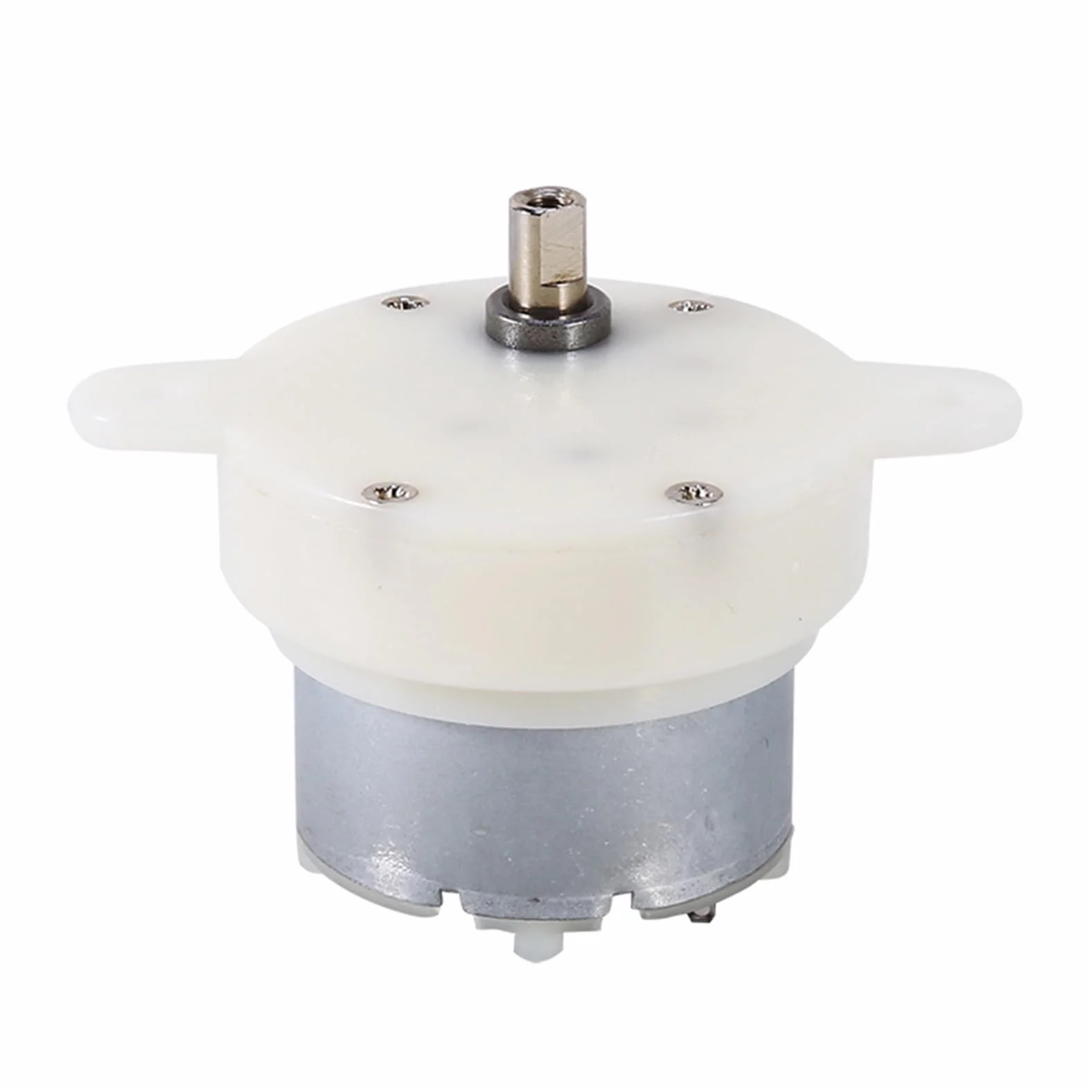 FTVOGUE DC12V silnik o wysokim momencie obrotowym, wolna prędkość, silnik elektryczny/skrzynia biegów 3 obr./min, 4 mm, średnica wału, mikrosilnik