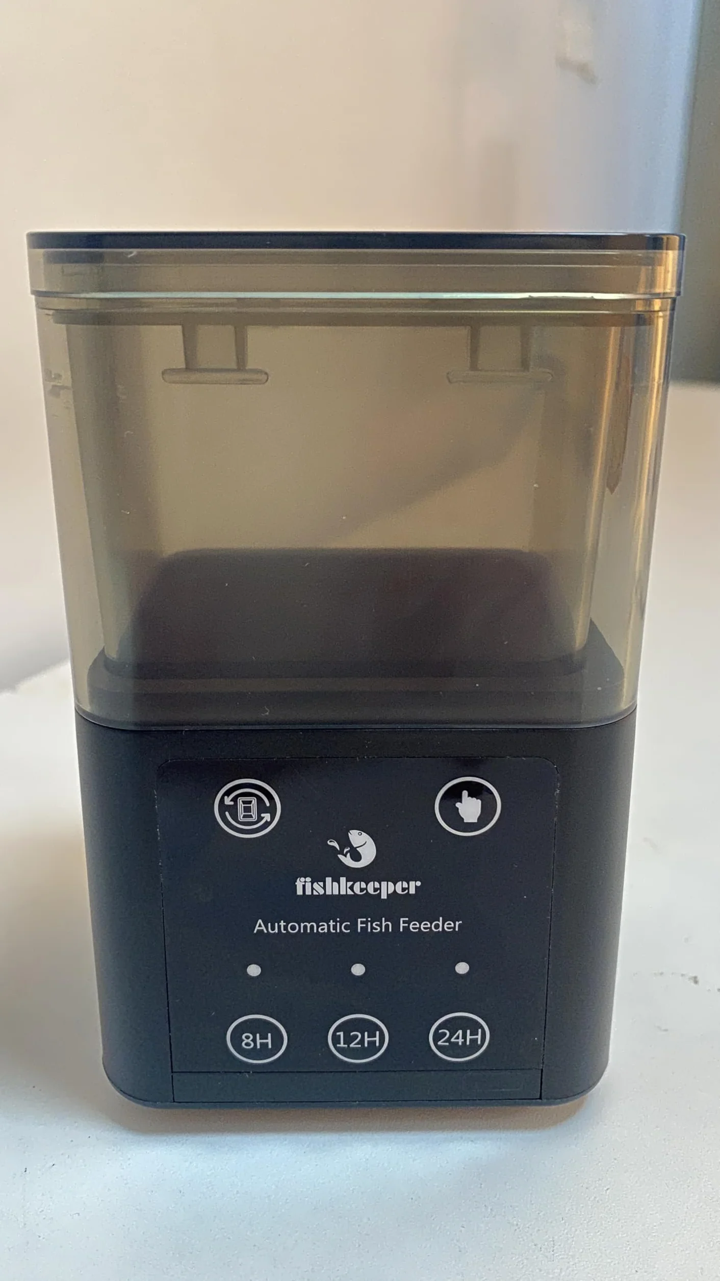 fishkeeper Automatyczny automat do karmienia ryb z trzema trybami karmienia sterowanymi czasowo, 200 ml, nadaje się do karmienia akwariów na urlopie