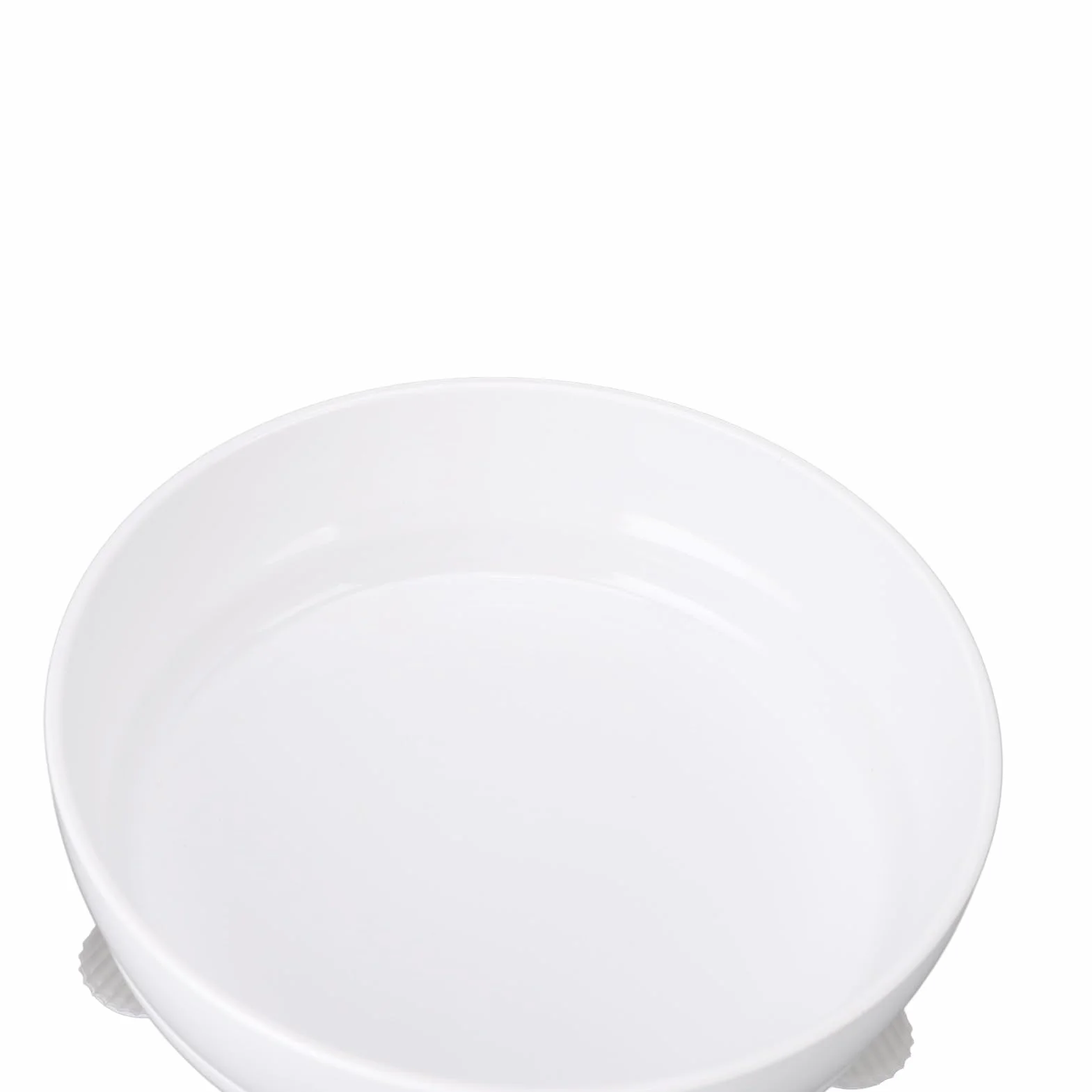 Podniesiony stojak na miskę dla psa, plastikowy antypoślizgowy pojedynczy podwyższony stojak na miskę na karmę dla psa Ergonomiczna miska ochronna dla zwierząt domowych