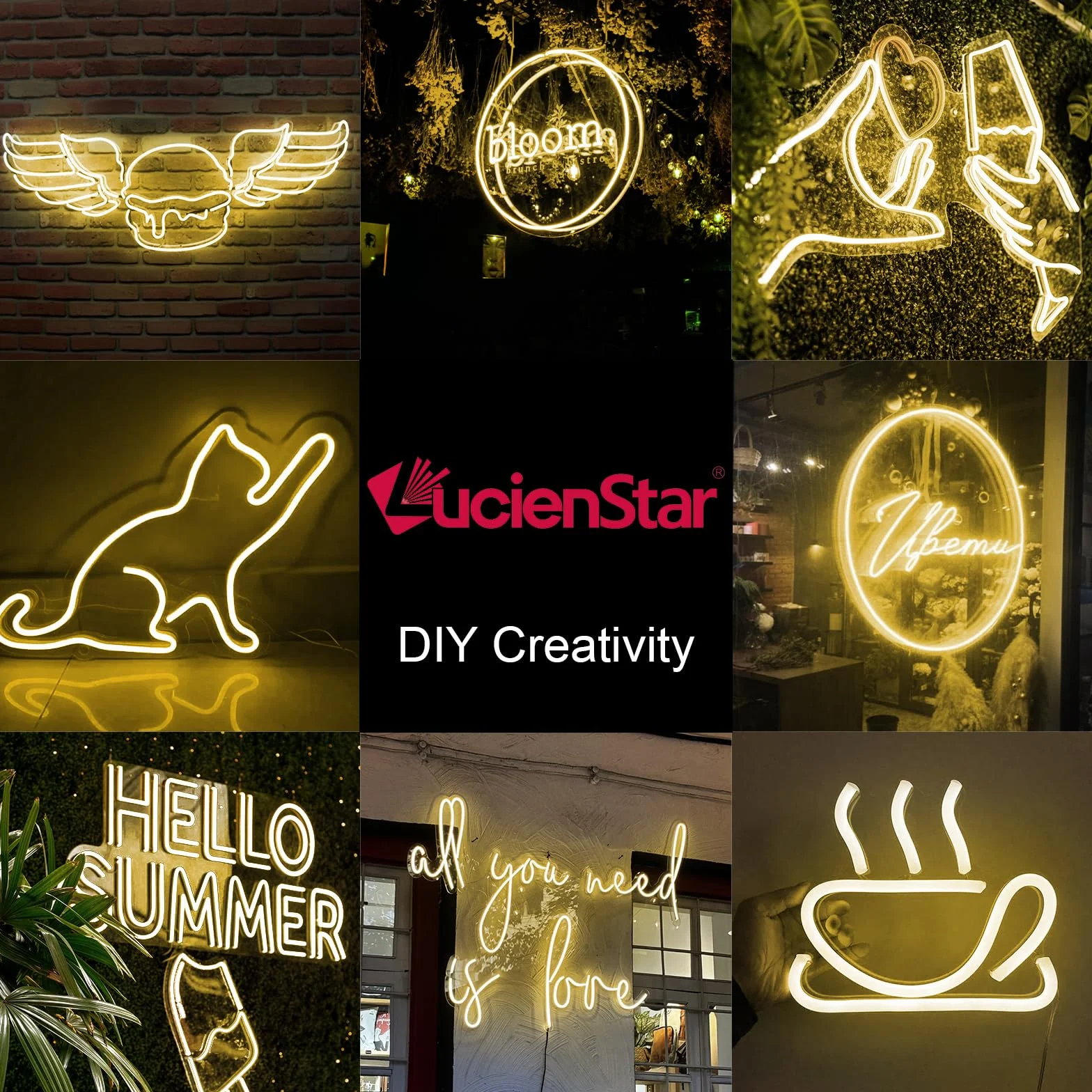 Wsporniki montażowe do lamp neonowych, 100 szt., klipsy mocujące, akcesoria do 6 x 12 mm, silikonowe taśmy LED Flex Strip Lighting, DIY (100 śrub, 100 klipsów)