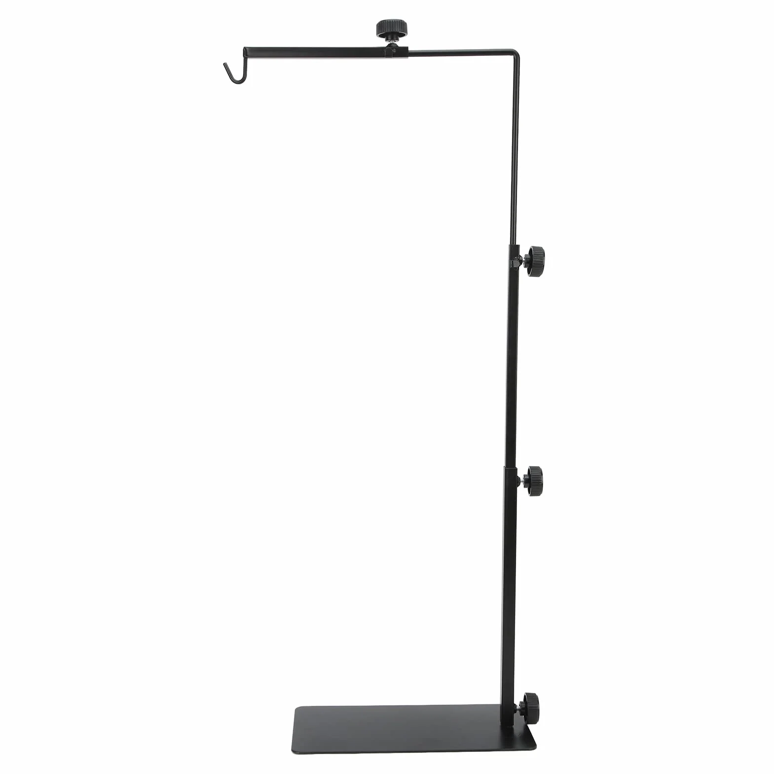 Stojak na lampę Gadów Regulowany Metalowy Uchwyt na lampę cieplną dla Płazów Jaszczurki Żółwie 23x41cm