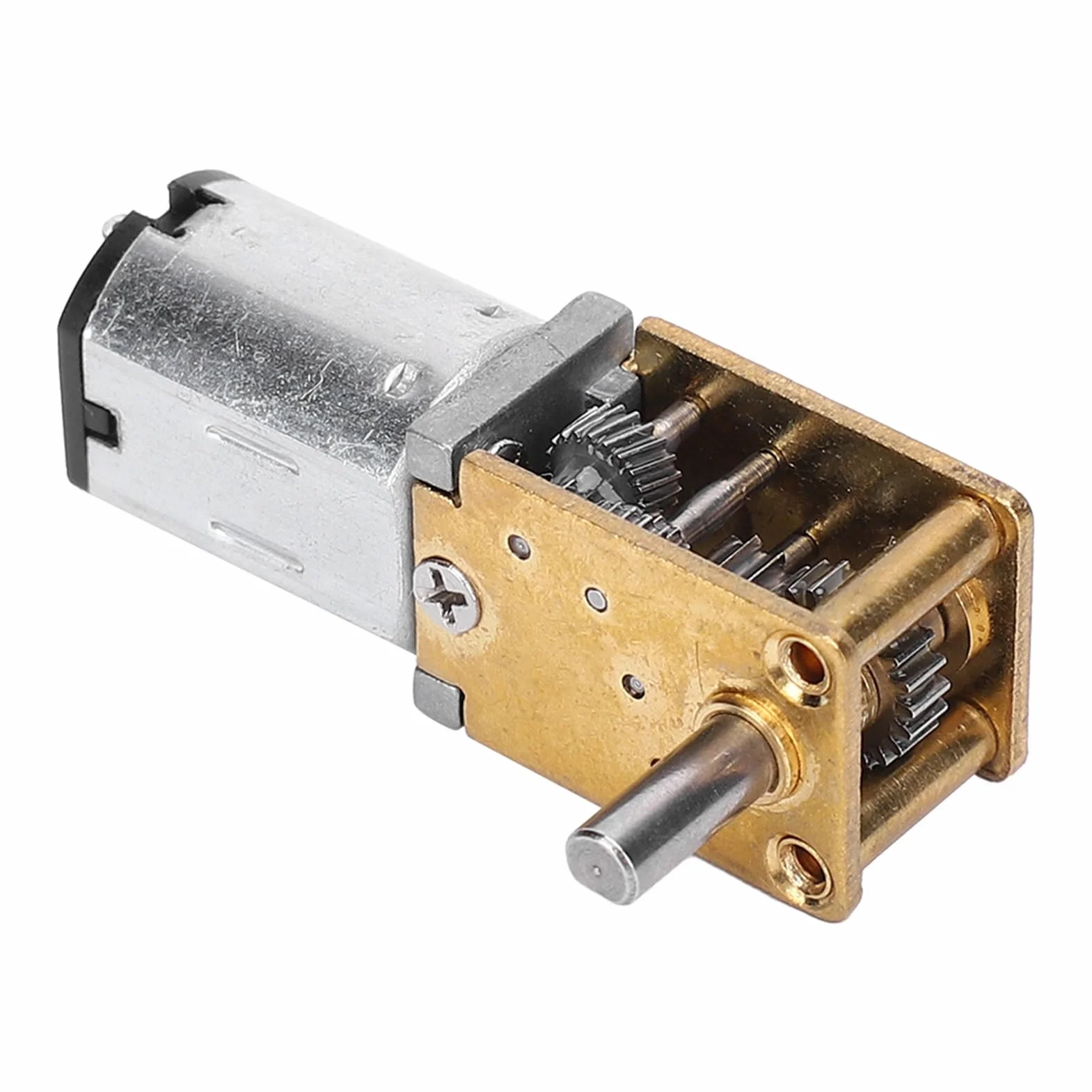 Silnik przekładniowy 1218GE-N20, miniaturowa przekładnia ślimakowa, metalowy reduktor, DC 6V 70 RPM