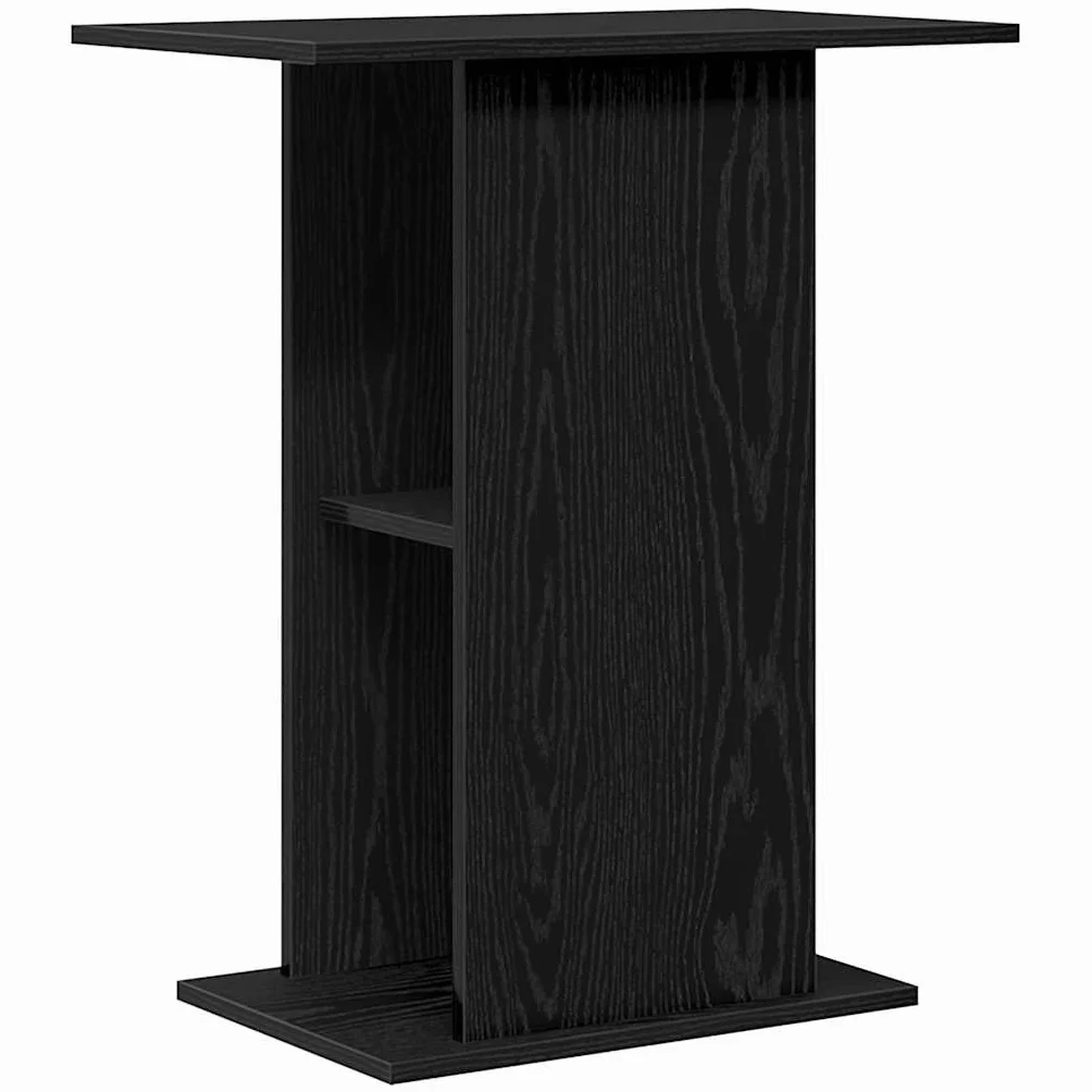 vidaXL Szafka pod akwarium, czarny dąb, 60,5x36x72,5 cm
