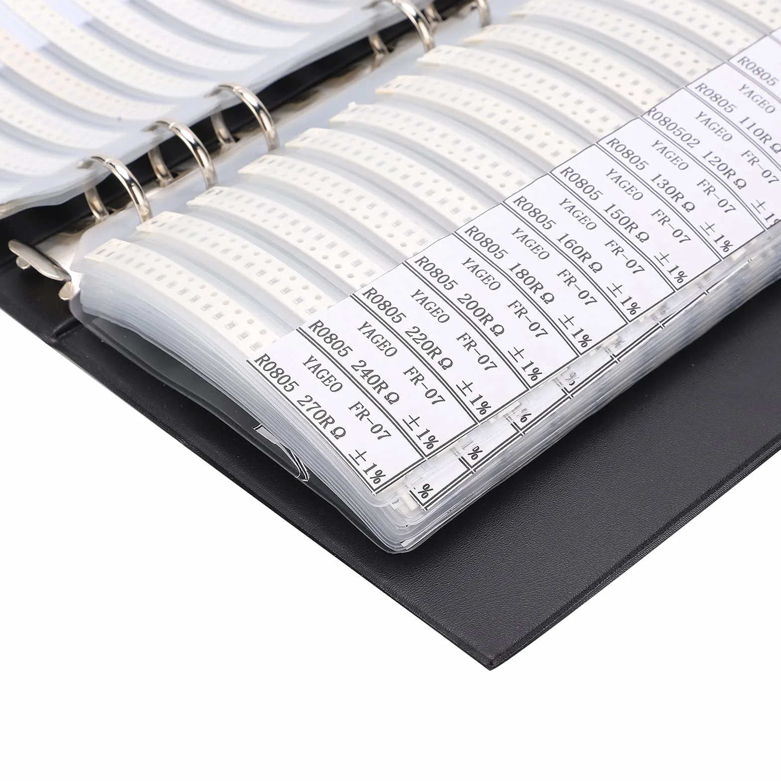 0805 SMD Rezystor Próbka Książki 170 Wartości 4250 Sztuk