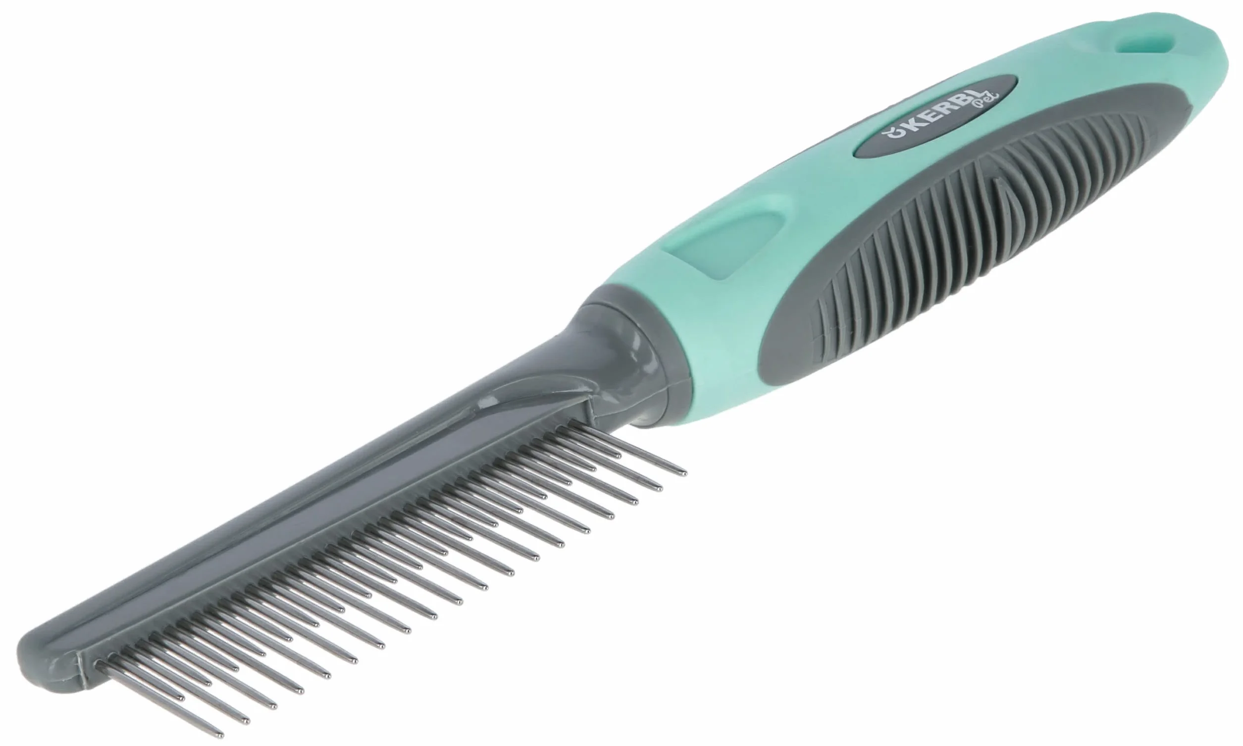 Kerbl Pet Grzebień do podszerstka, 21 cm, turkusowy, szary