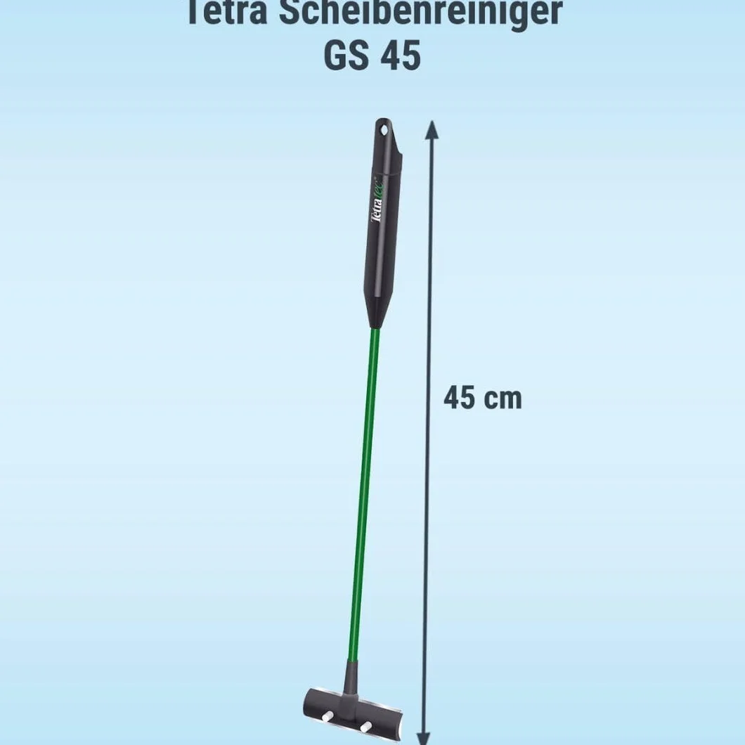 Tetra GS 45 środek do czyszczenia szyb do akwarium, środek do czyszczenia ostrzy, usuwa algi i inne cząsteczki brudu z szyb akwariowych, 1 sztuka (1 opakowanie)