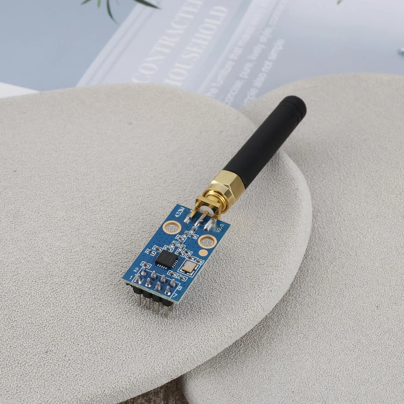 ECSiNG CC1101 bezprzewodowy moduł nadawczo-odbiorczy RF z anteną SMA 315/433/868/915 MHz