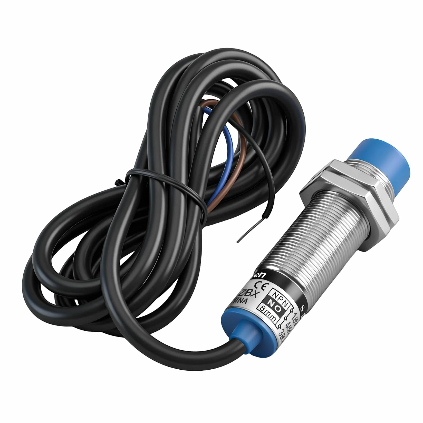 Heschen czujnik zbliżeniowy indukcyjny LJ18A3-8-Z/BX 8 mm 10-30 VDC NPN NO 3-przewodowy