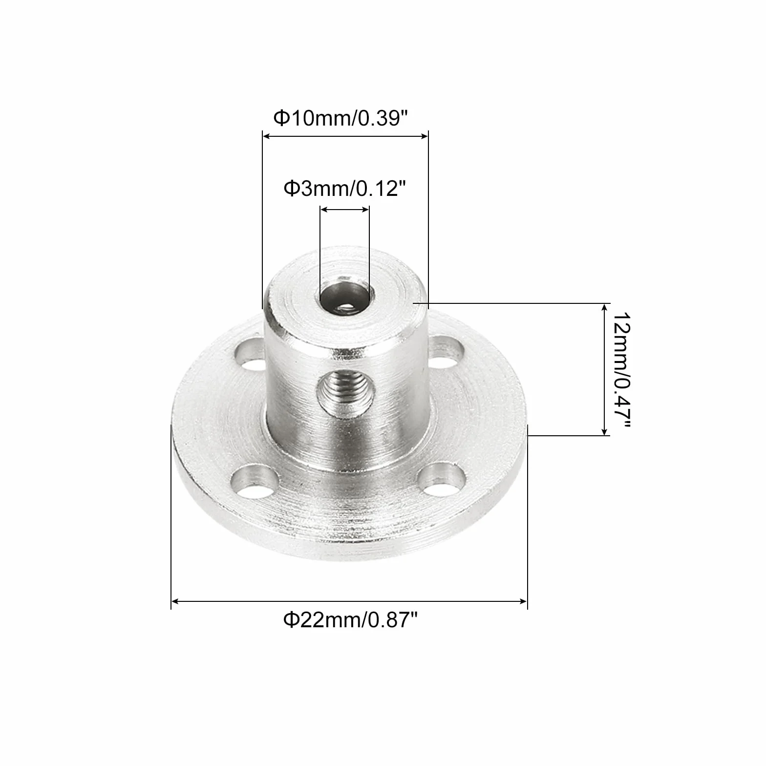 QUARKZMAN Łączniki kołnierzowe 3 mm Rigid Guide Coupler do silników modeli RC