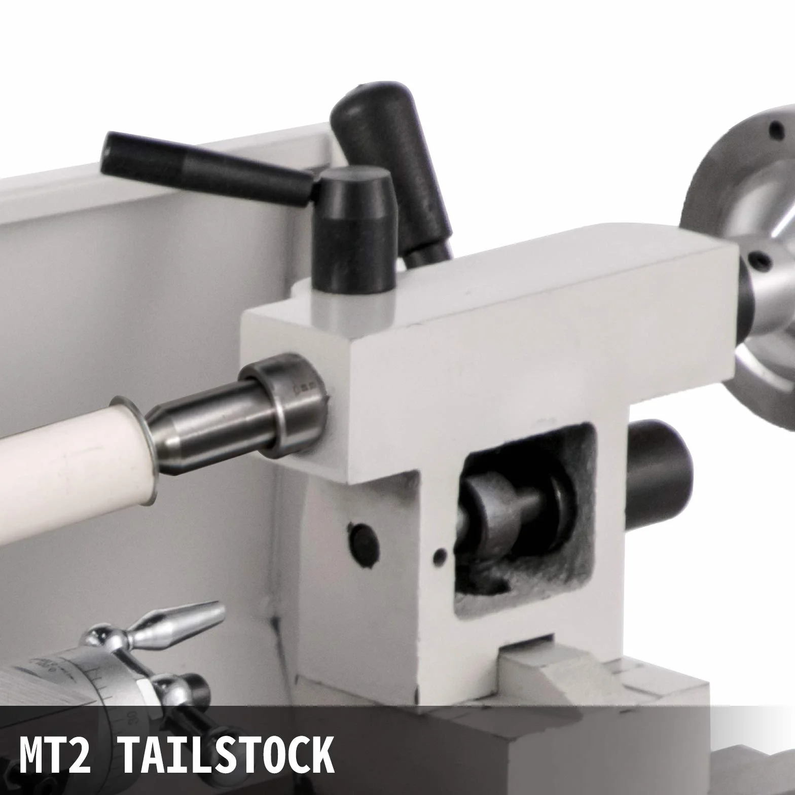 VEVOR Tokarka do metalu, 650 W, format mini, małe wymiary 210 x 350 mm, z zakresem gwintu 10–44 TPI