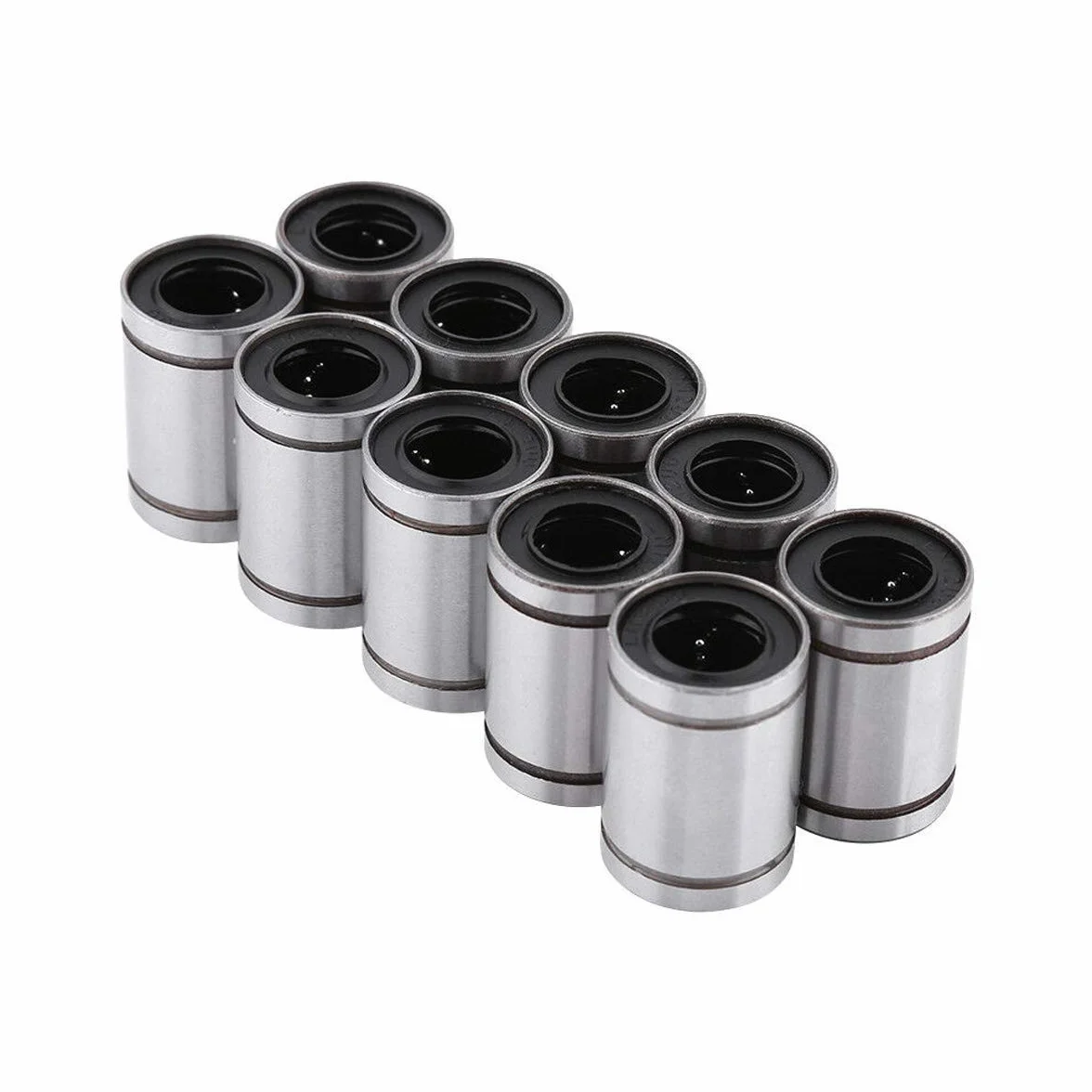 DollaTek LM6UU 6 x 12 x 19 mm liniowe łożyska kulkowe dwustronna gumowa uszczelka