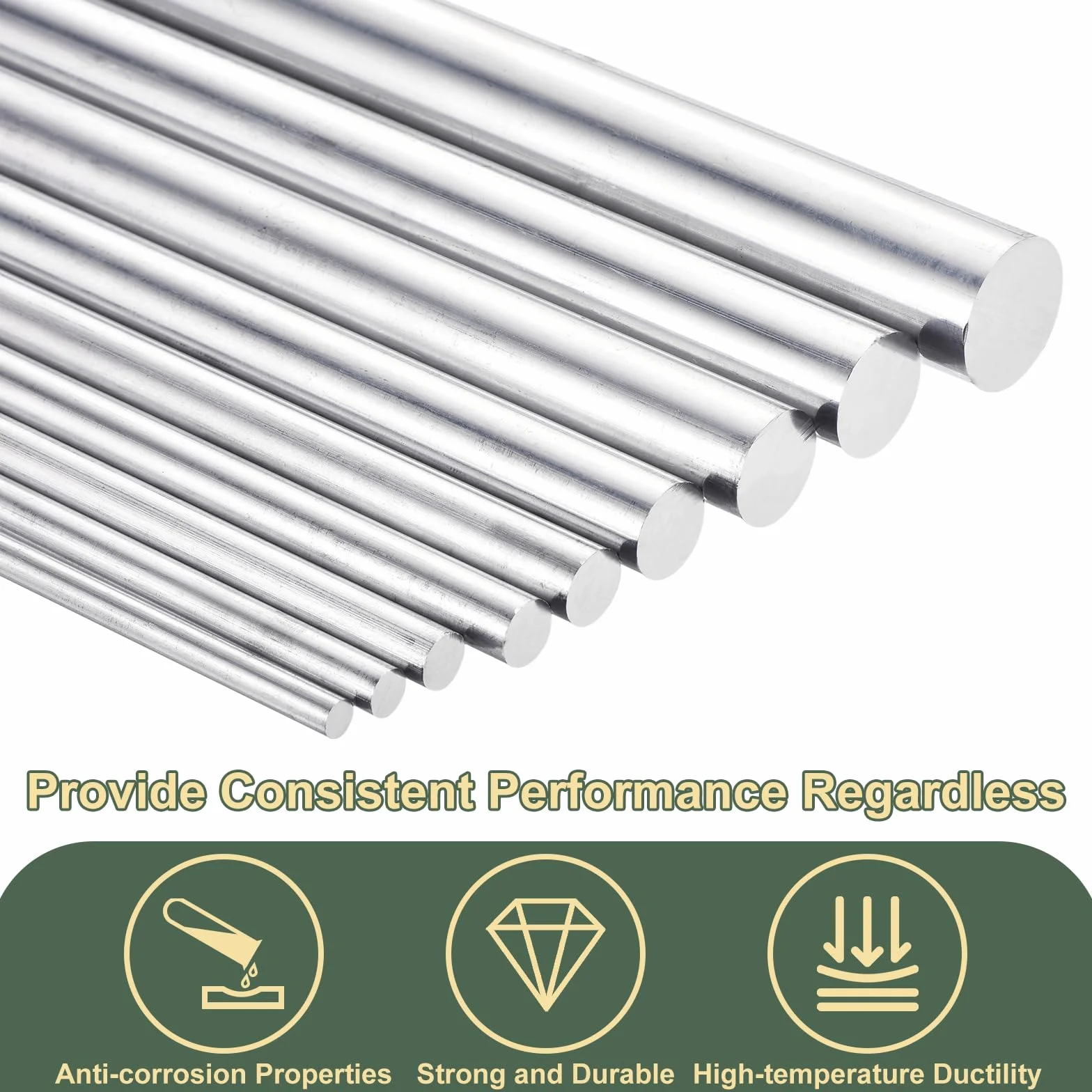 Pręt okrągły aluminiowy 10 x 100 mm 6061 masywny QUARKZMAN