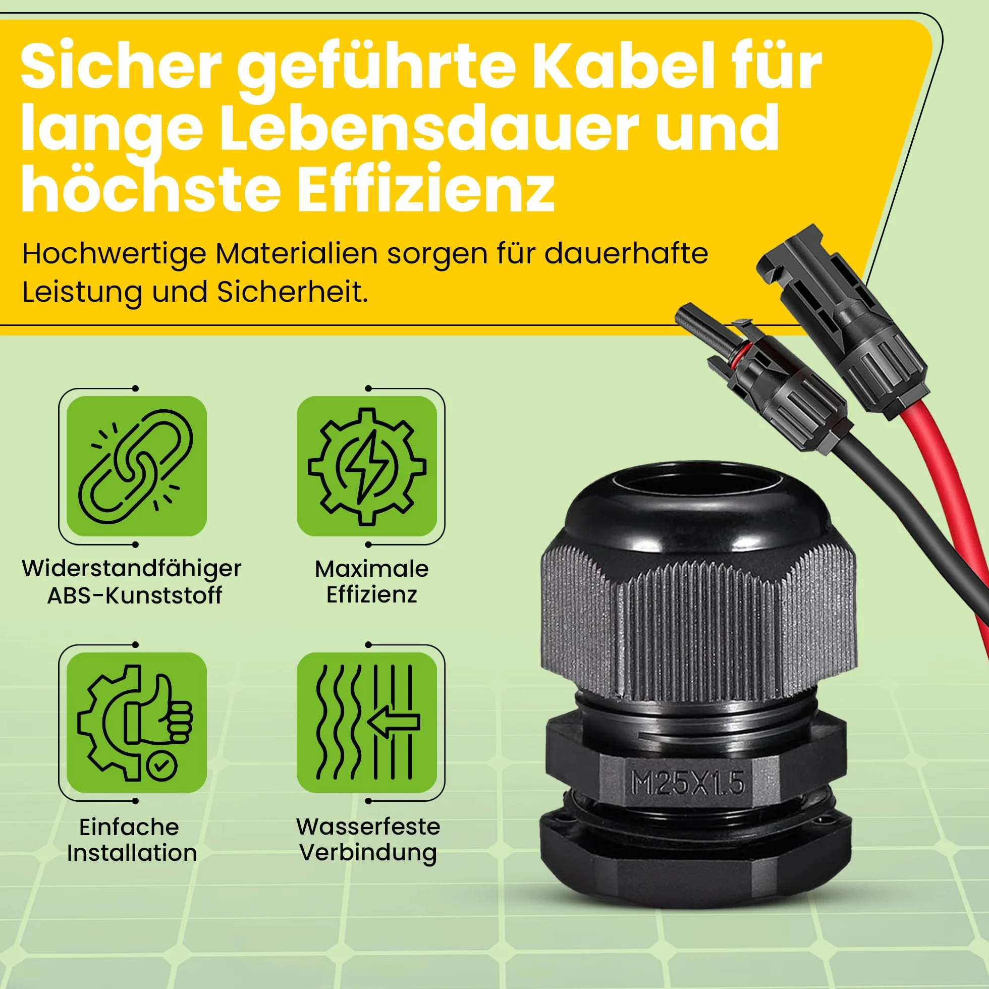 Offgridtec Kanał dachowy 1-kanałowy czarny do kampera przyczepy kempingowej łodzi kabel solarny kanał ABS, 1 sztuka, 006425