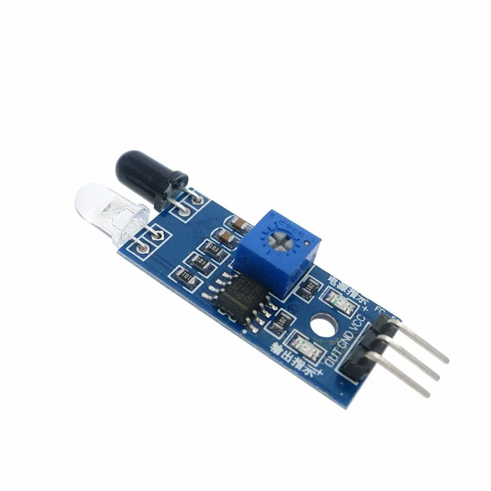 Czujnik na podczerwień LM393 3-Wire IR odblaskowy fotoelektryczny 10 szt.