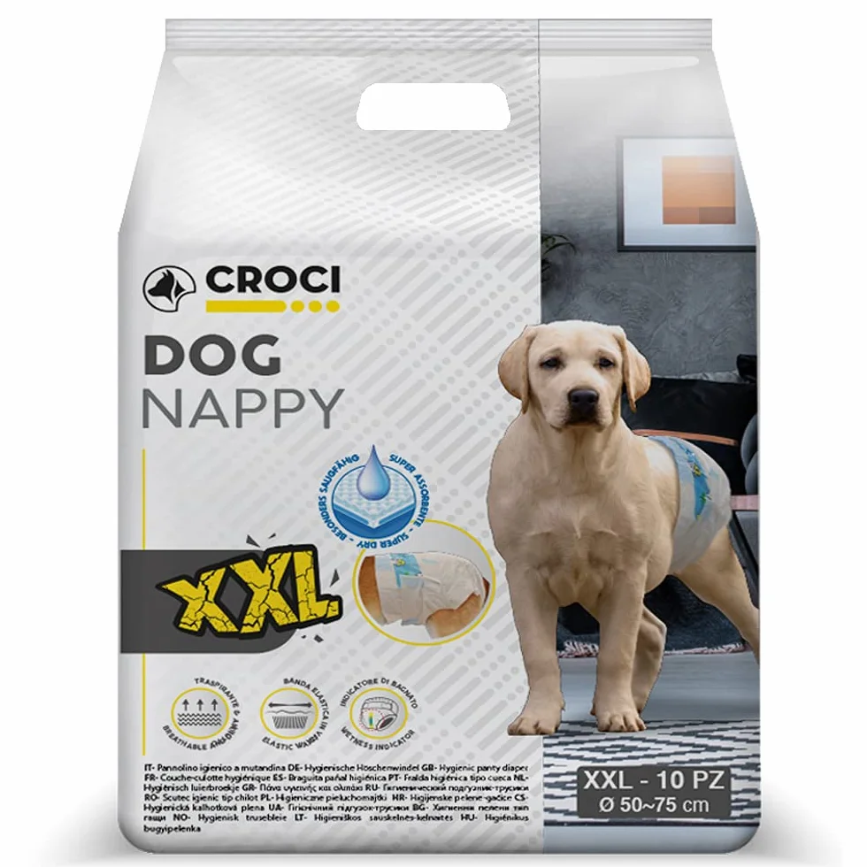 croci Pieluszka dla psa, 2XL, 10-częściowa