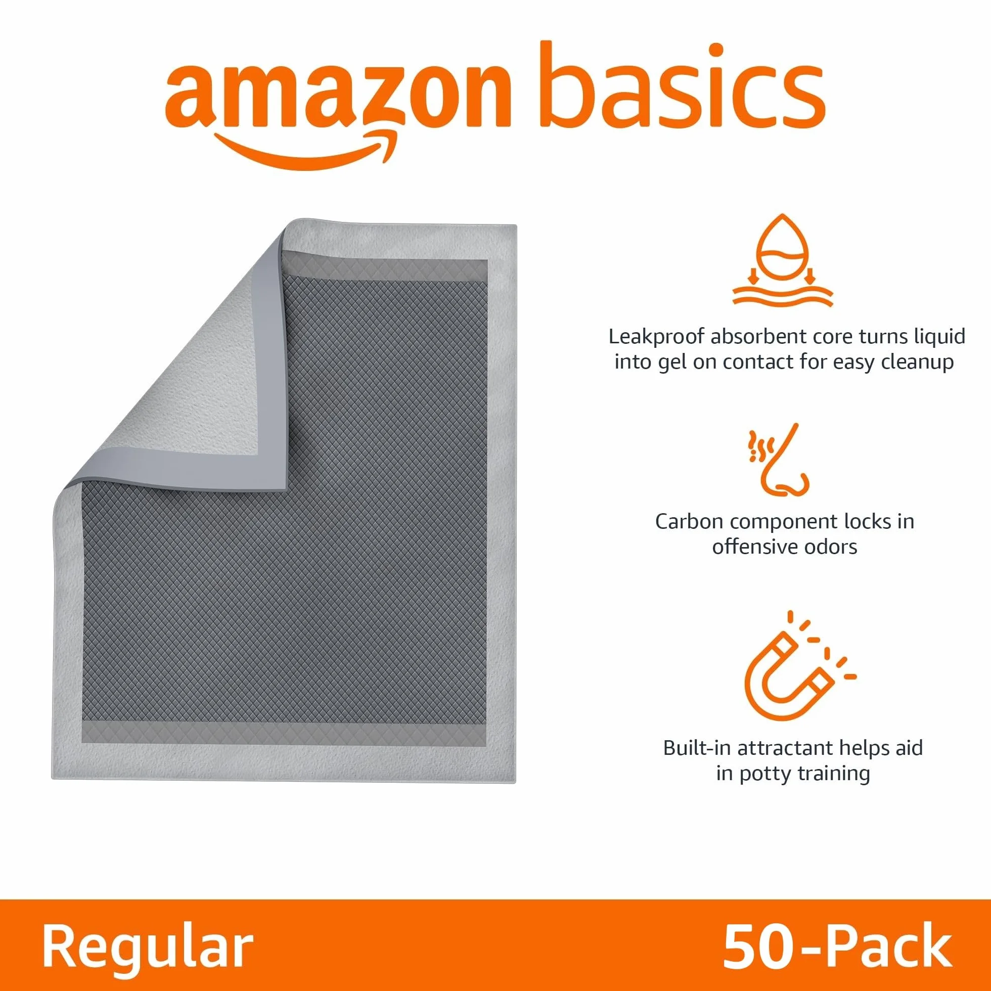 Amazonbasics Carbon Podkłady Treningowe, Szary, XL (50 szt.)