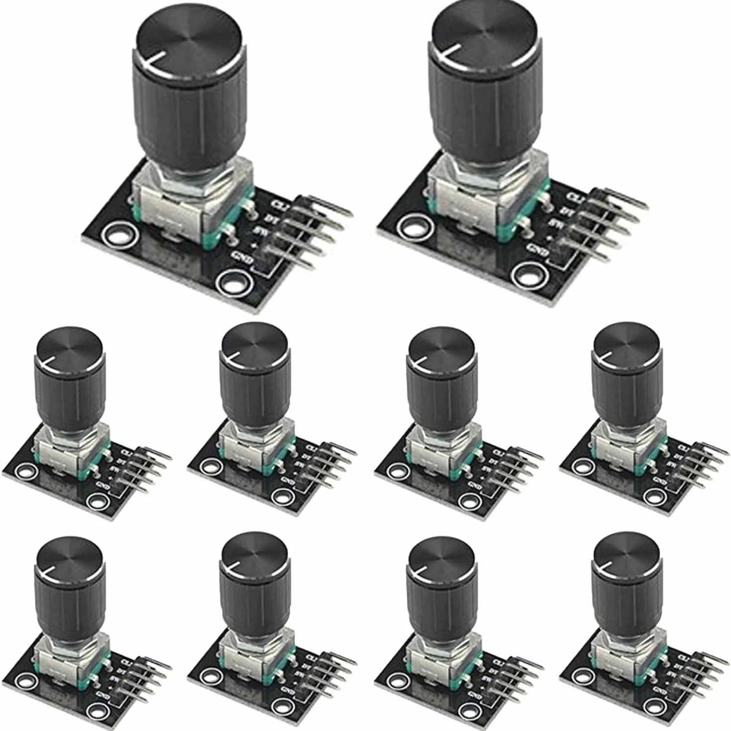 KY-040 Rotary Encoder moduł 360-stopniowy enkoder obrotowy do Arduino potencjometr cyfrowe wyjście impulsowe
