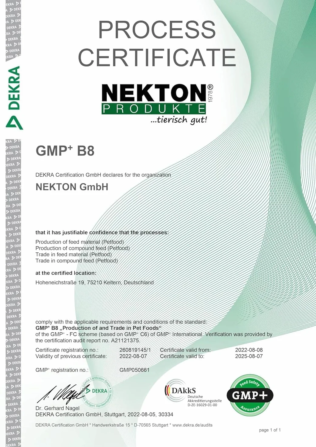 Nekton MSA, 1 opakowanie (1 x 180 g)