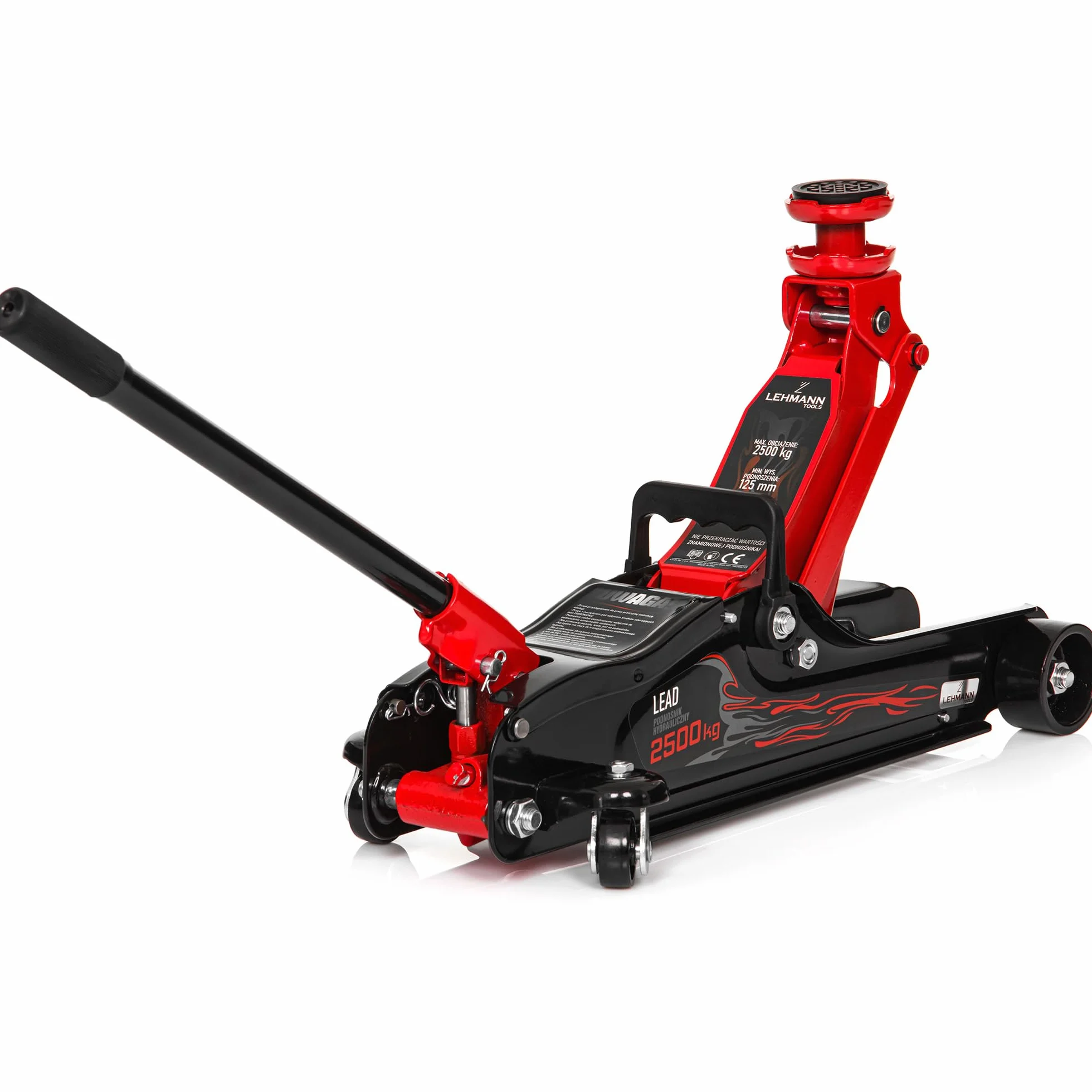 LEHMANN hydrauliczny podnośnik samochodowy 2,5T 85-360mm koła 360°