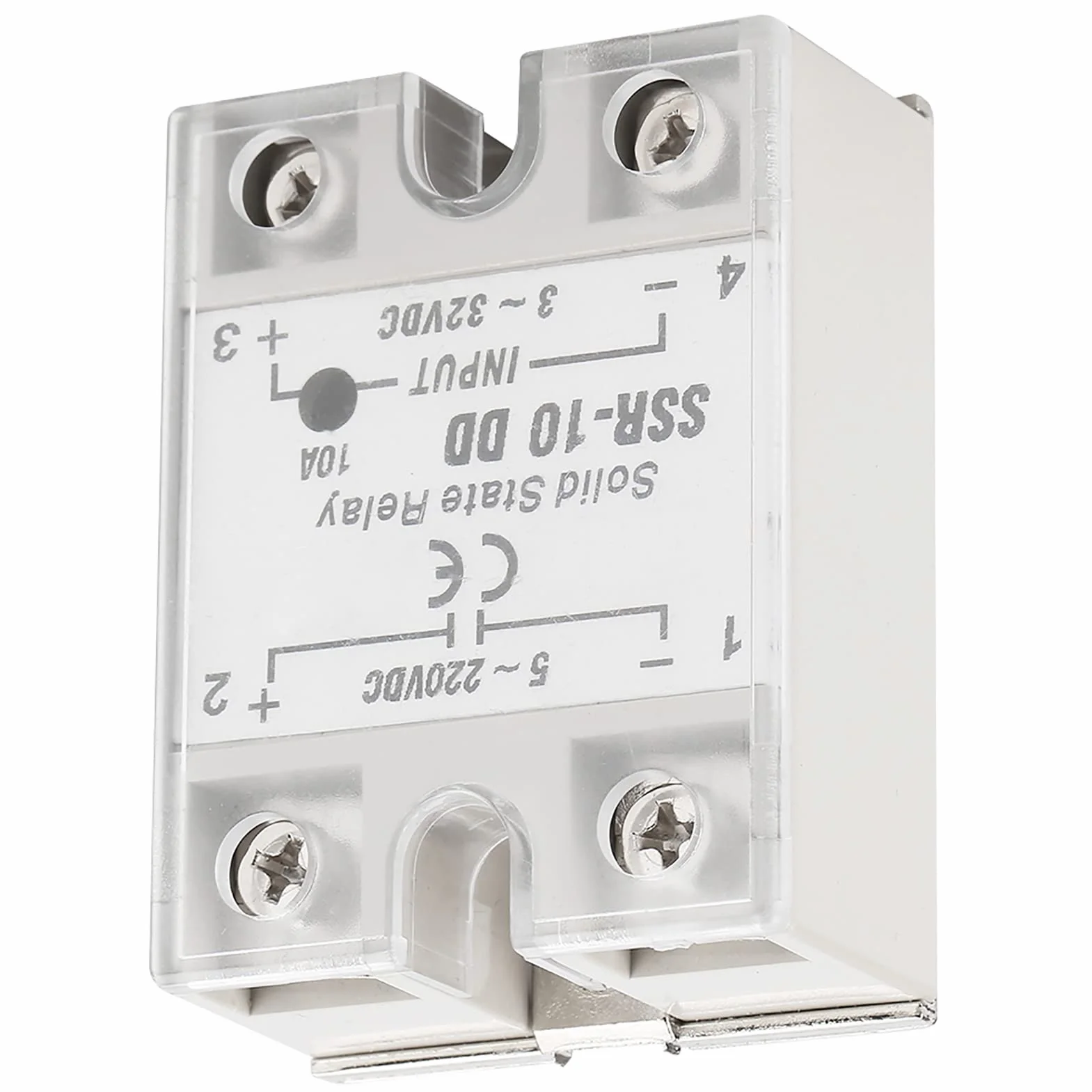 SSR-10 DD 10A 5-220V DC moduł przekaźnika półprzewodnikowego do przemysłowych procesów automatyzacji