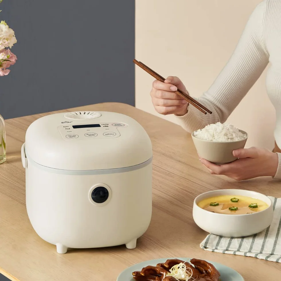 Bear Kuchenka do ryżu 3,5 filiżanki, parowar, 350 W, wielofunkcyjna elektryczna