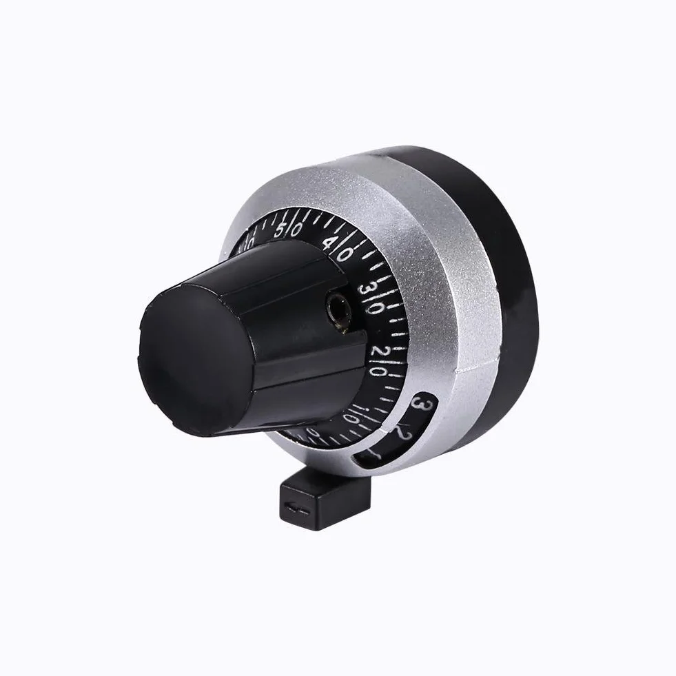 Keenso Precyzyjny Potencjometr 10K Ohm 3590S-2-103L Obrotowy z Przyciskiem
