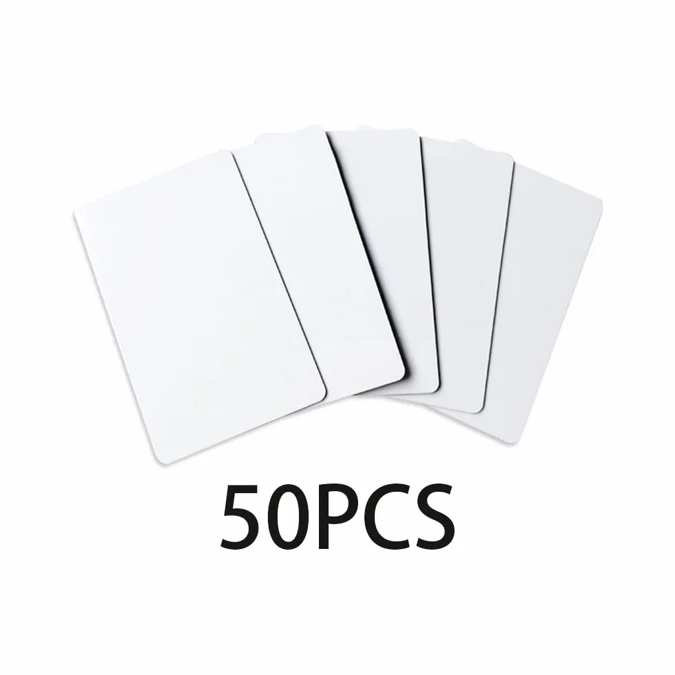 Karta identyfikacyjna RFID 125kHz T5577/EM4305 PVC 0,8mm biała