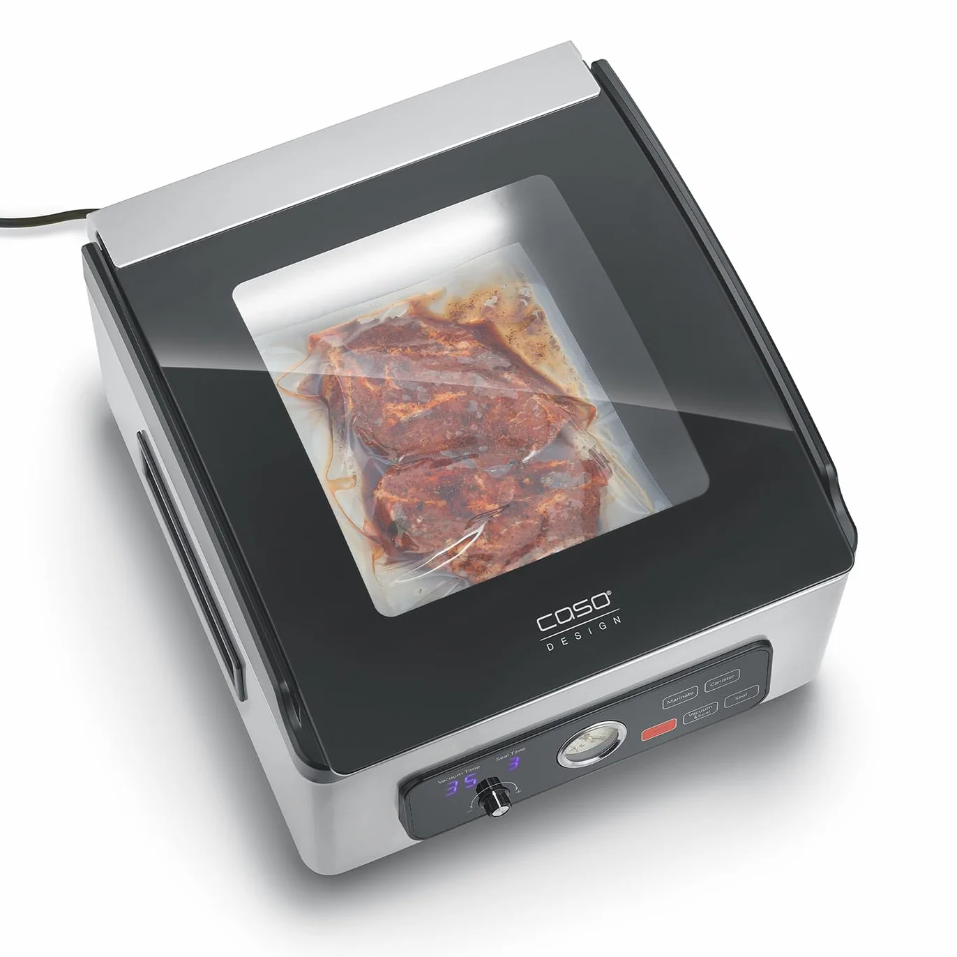 CASO VacuChef 700 komora próżniowa ze stali nierdzewnej 8 l pompa 70 l/min