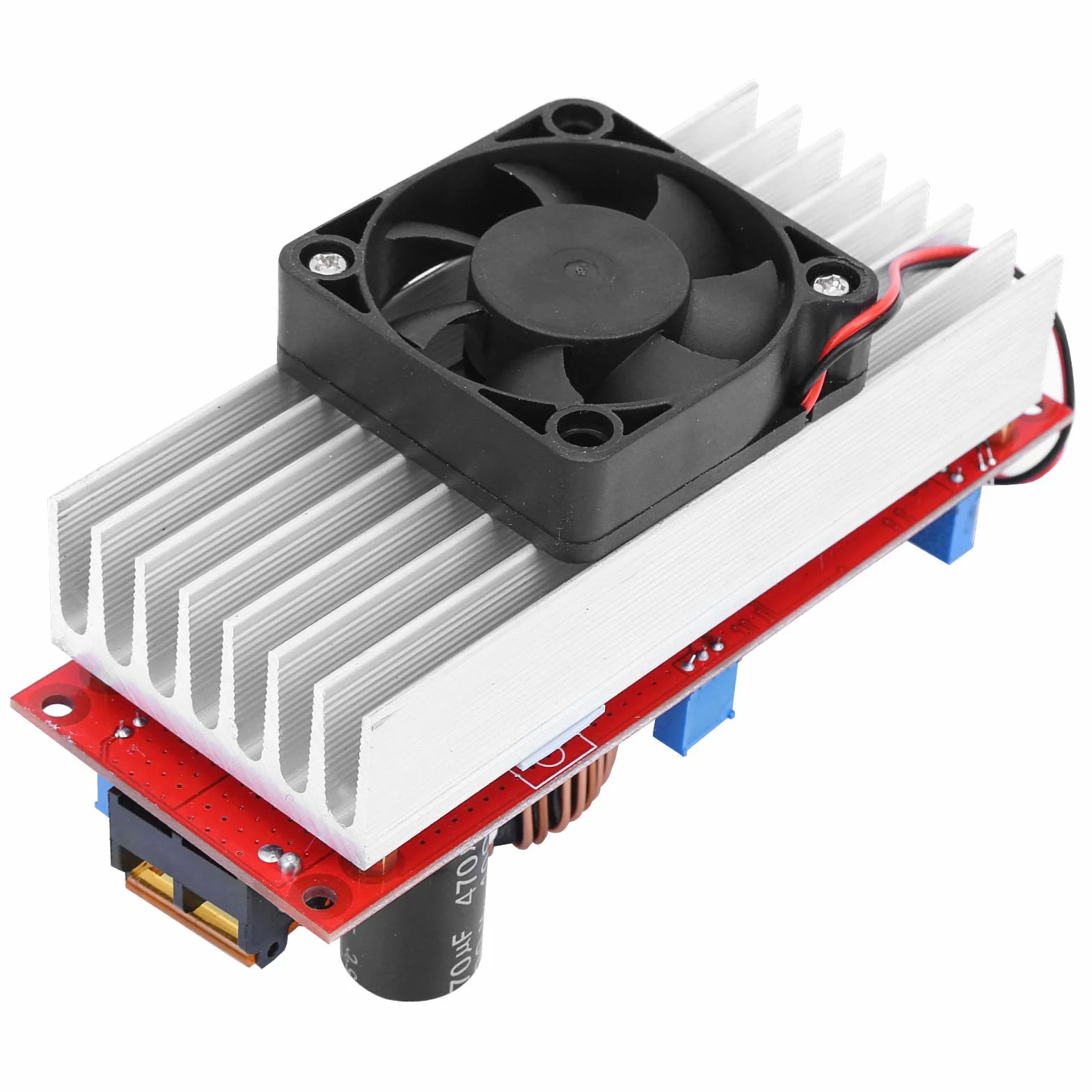 Konwerter DC Boost 1800W 40A Step Up 10-60V do 12-97V 1500W 30A Przetwornica Podwyższająca Napięcie Moduł Zasilający