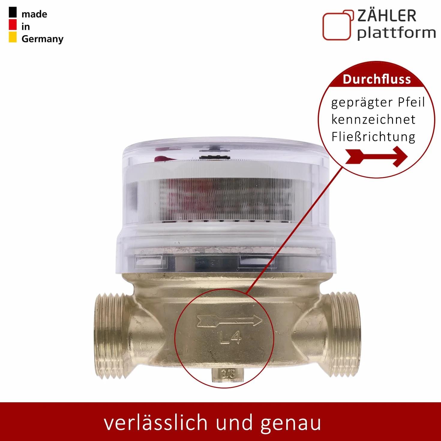 Wodomierz 2025 Qn 1,5 BL 80 mm 3/4 cala Made in Germany