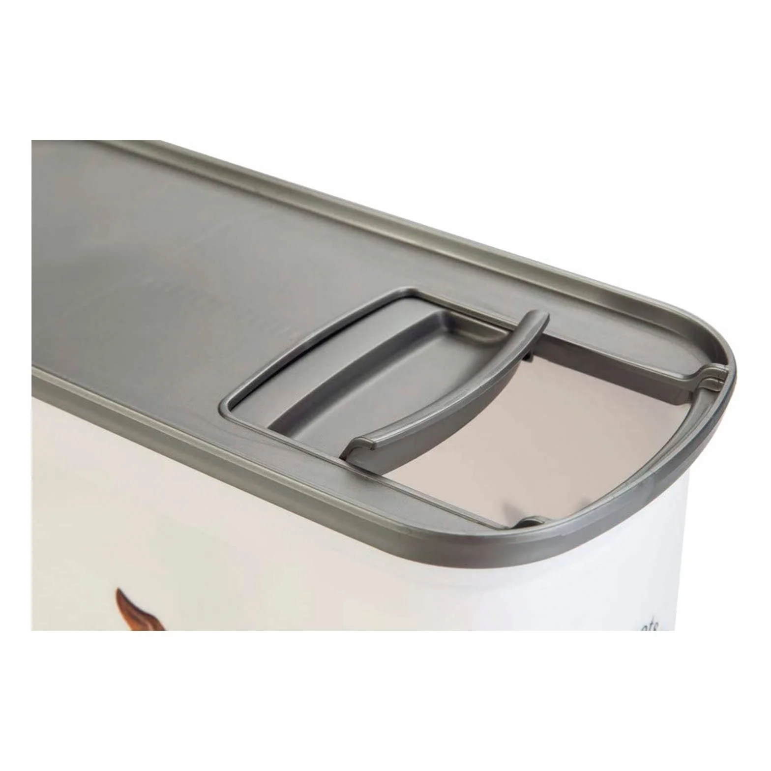 CURVER Domek do karmy dla psów - 2,5kg / 6L - Hermetyczne przechowywanie karmy dla psów i małych zwierząt - 28 x 12 x 28 cm - Biały